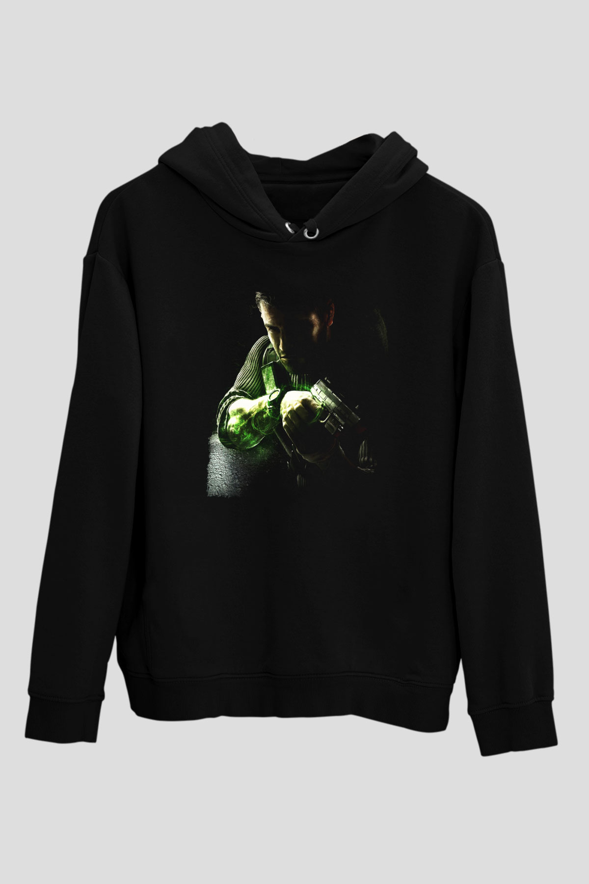 Splinter Cell Siyah Unisex Hoodie