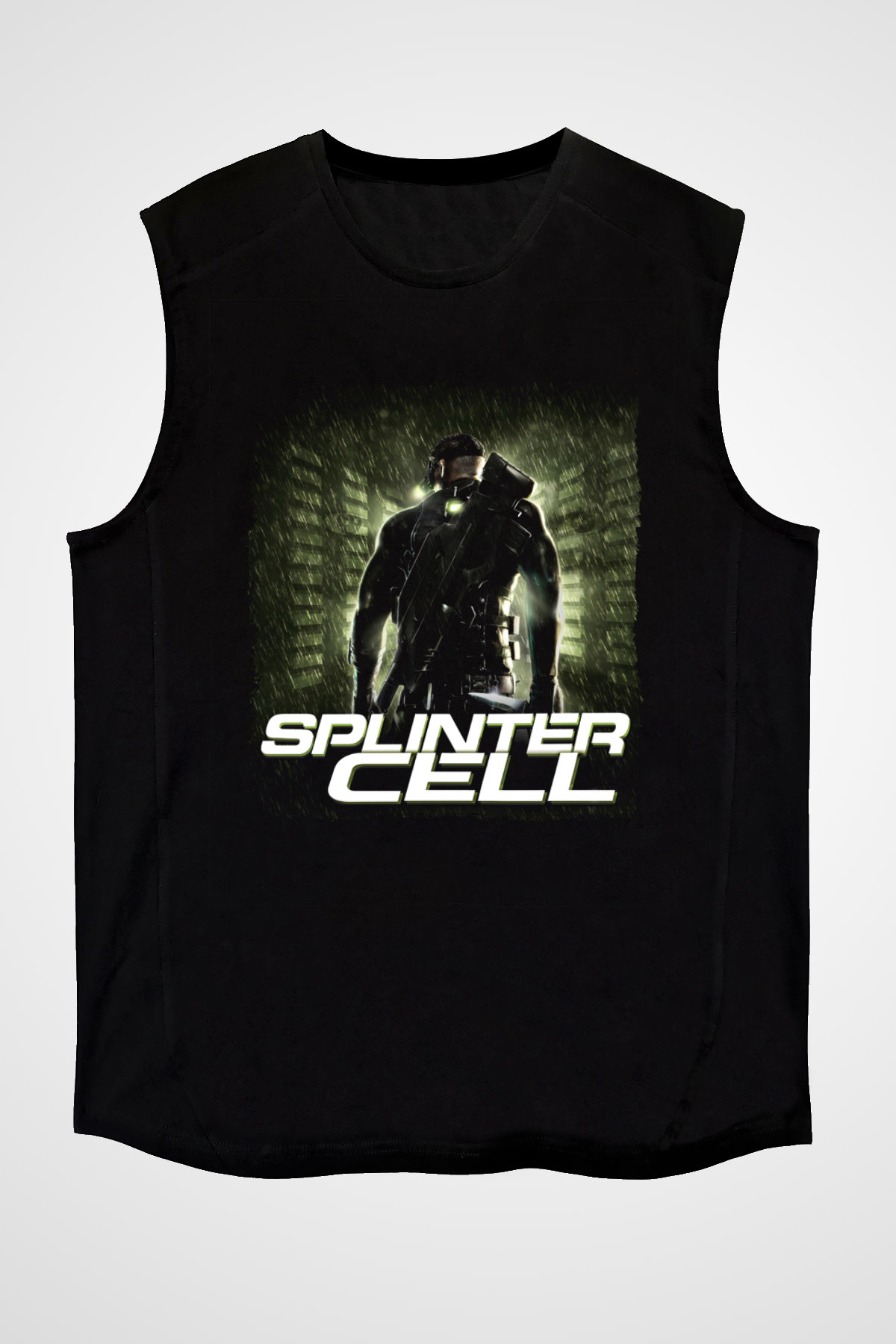 Splinter Cell Siyah Unisex Kolsuz Tişört