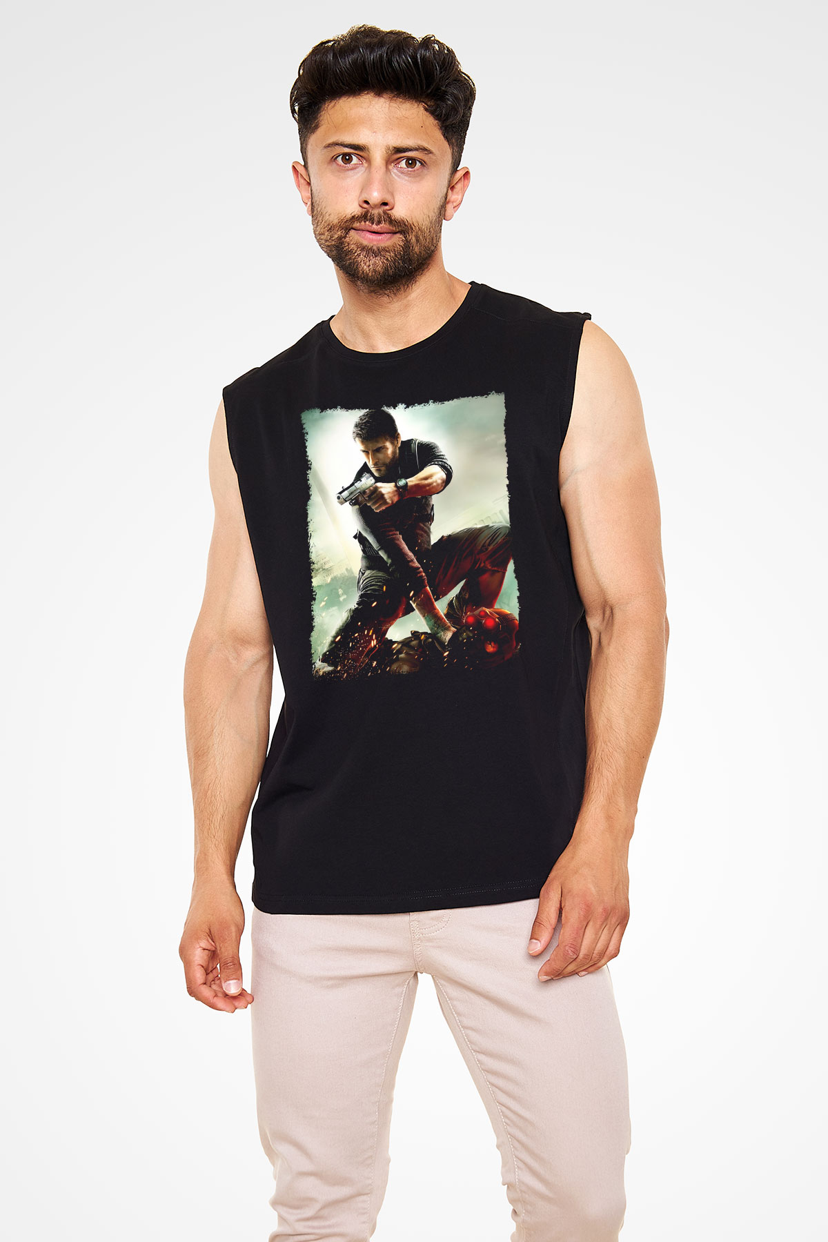Splinter Cell Siyah Unisex Kolsuz Tişört