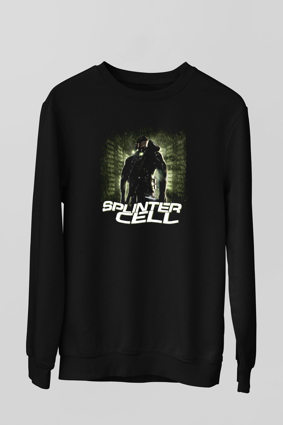Splinter Cell Siyah Unisex Sweatshirt