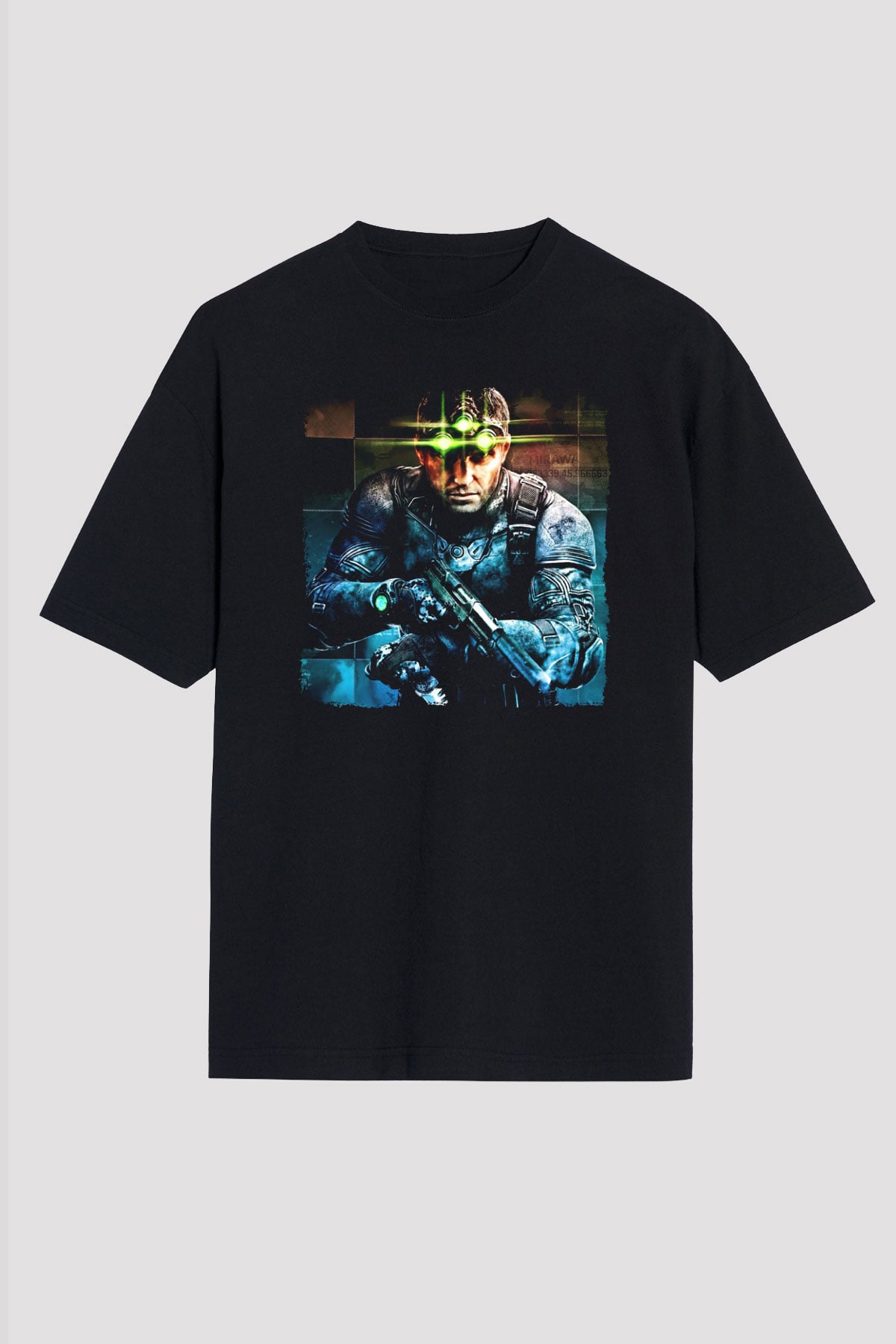 Splinter Cell Siyah Unisex Tişört T-Shirt