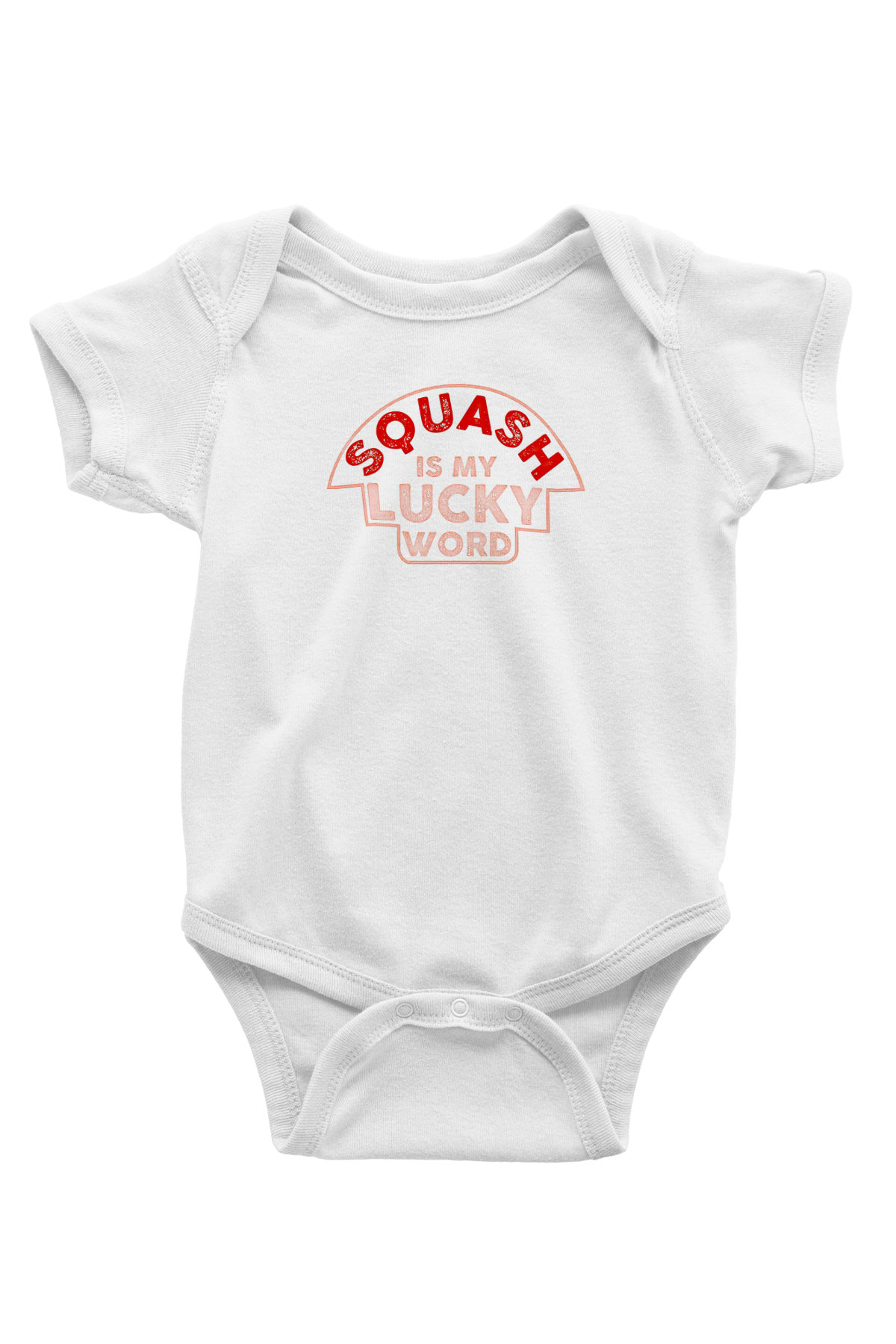 Squash Baskılı Beyaz Bebek Body - Zıbın