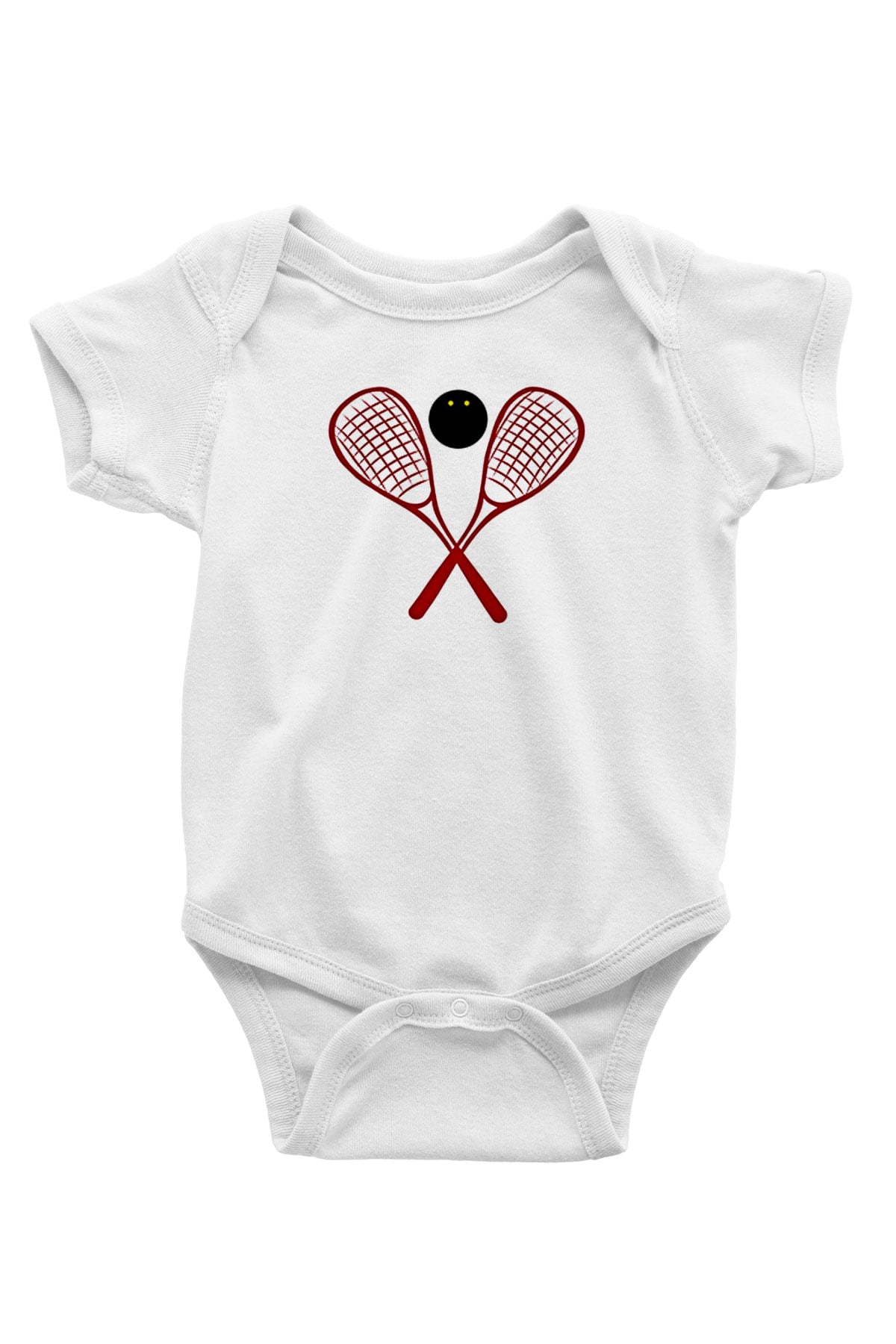 Squash Baskılı Beyaz Bebek Body - Zıbın