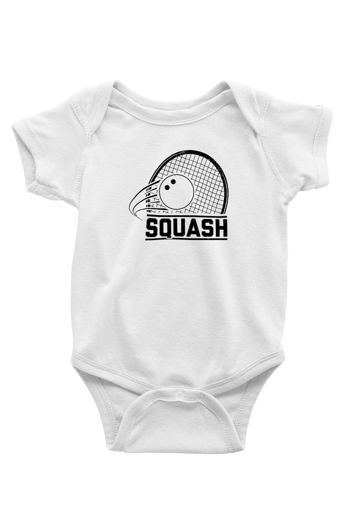 Squash Baskılı Beyaz Bebek Body - Zıbın