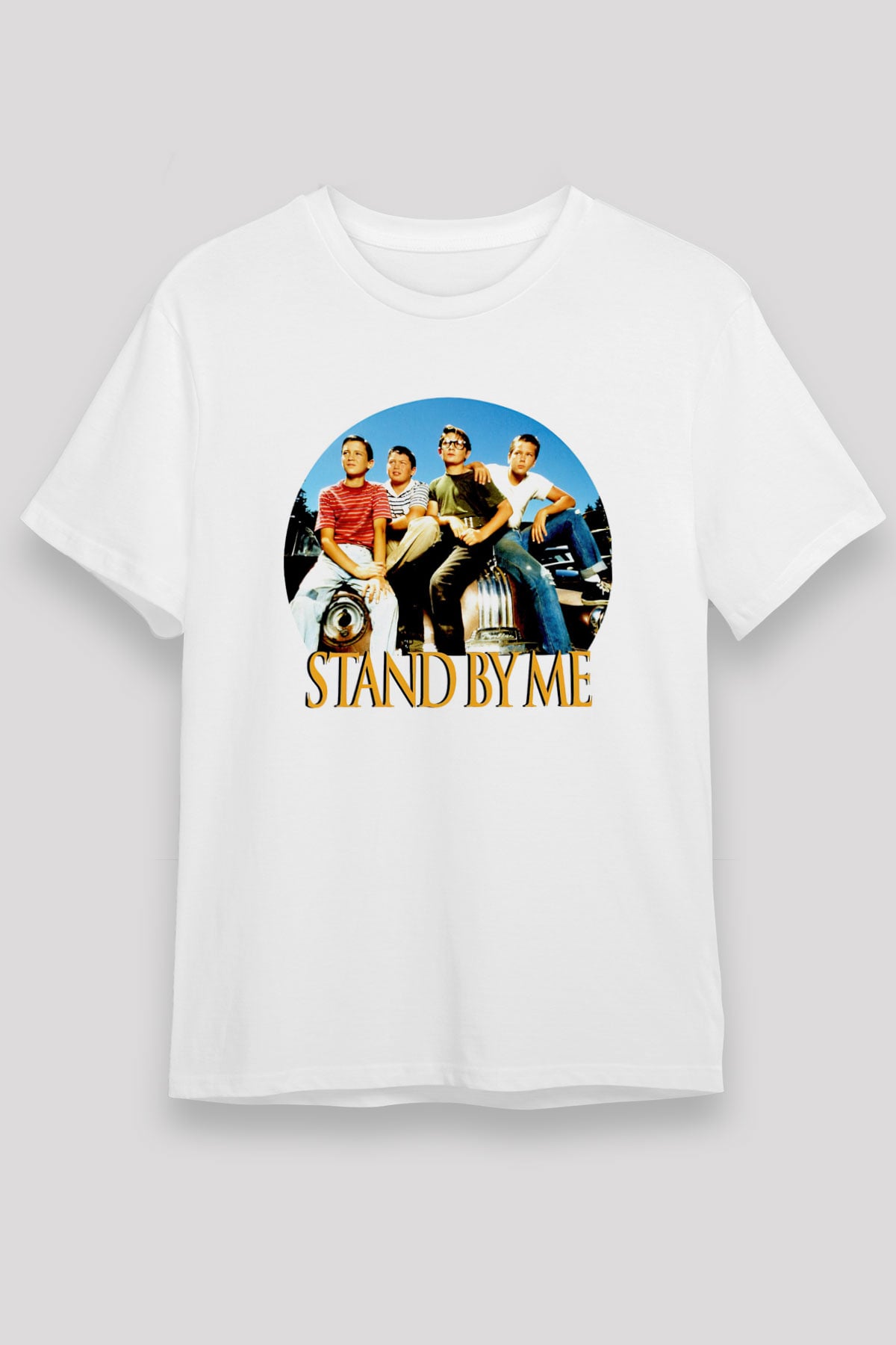 Stand by Me Beyaz Unisex Tişört