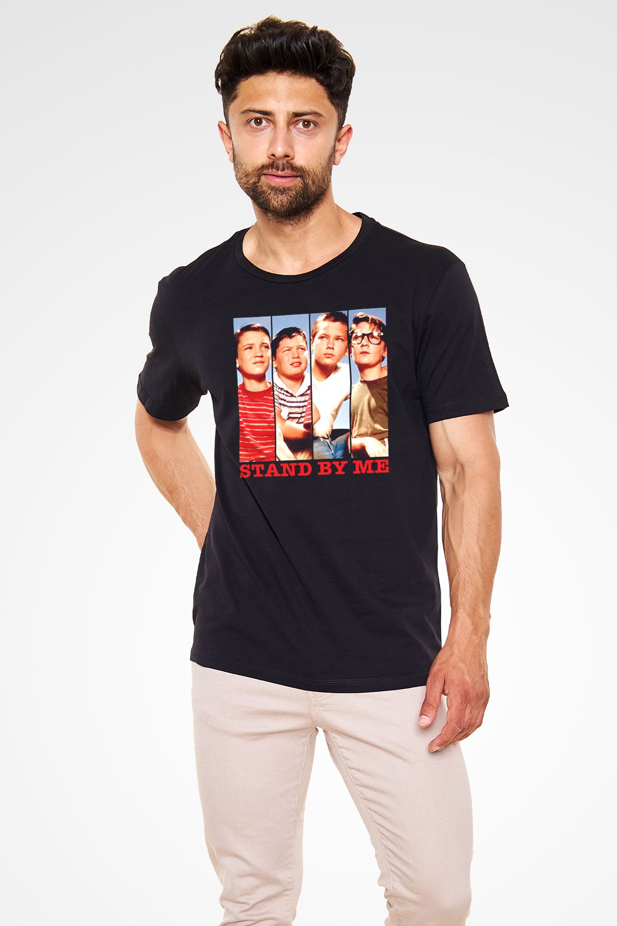 Stand by Me Siyah Unisex Tişört