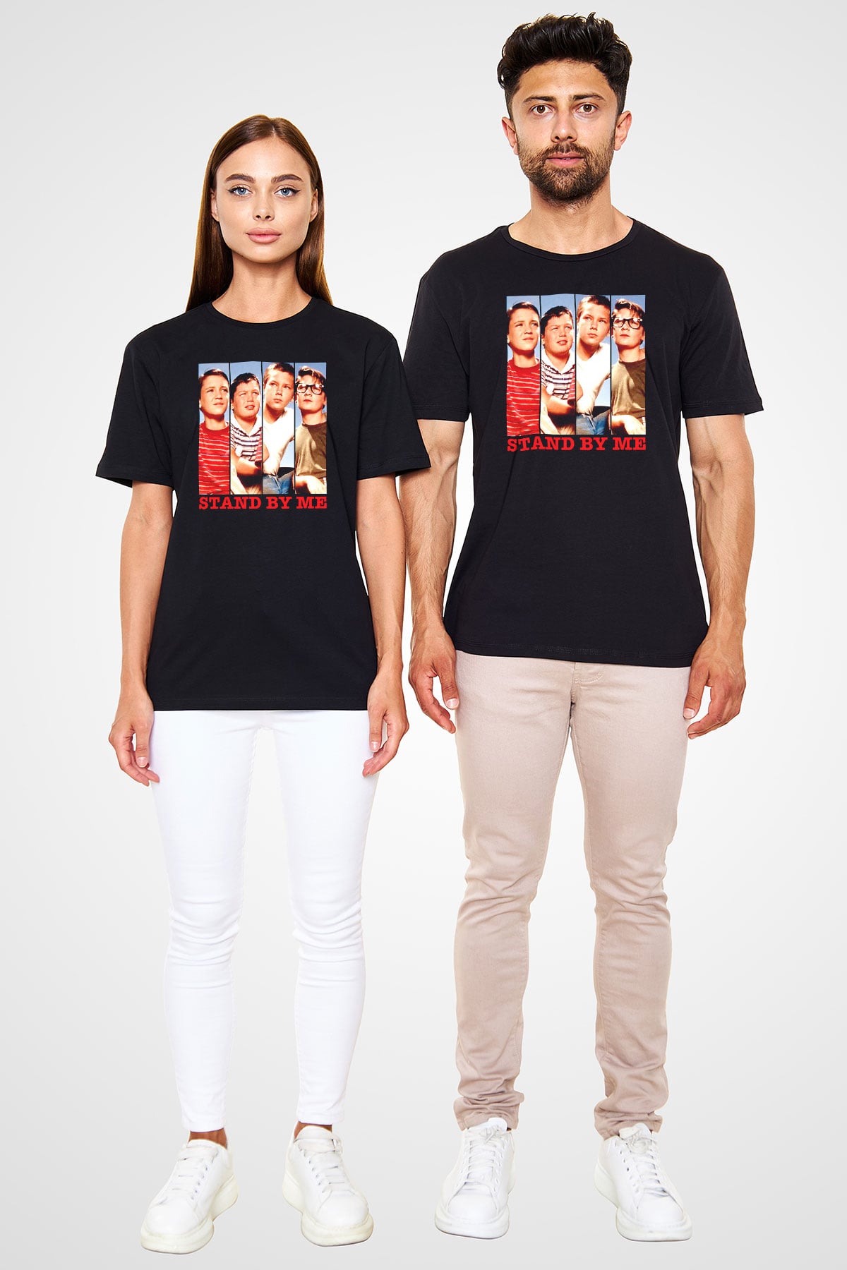 Stand by Me Siyah Unisex Tişört
