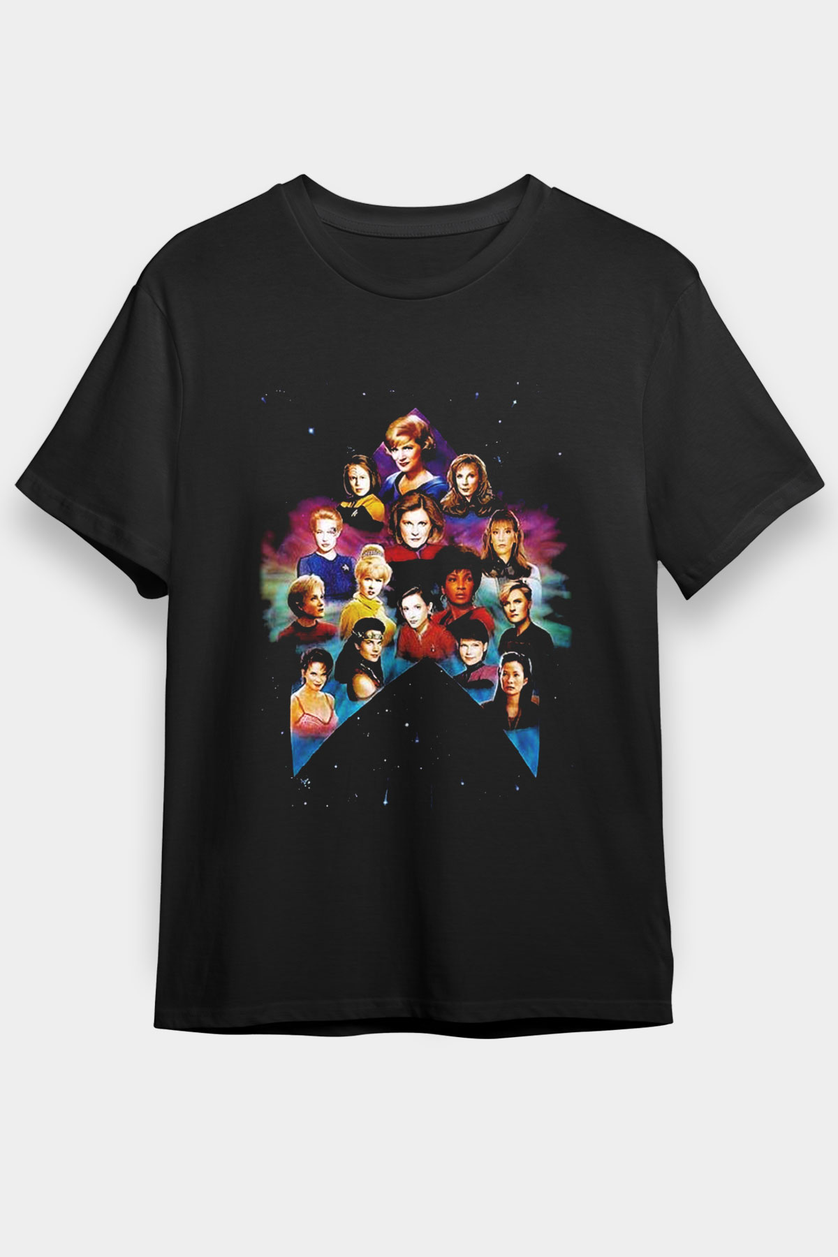 Star Trek Siyah Unisex Tişört T-Shirt