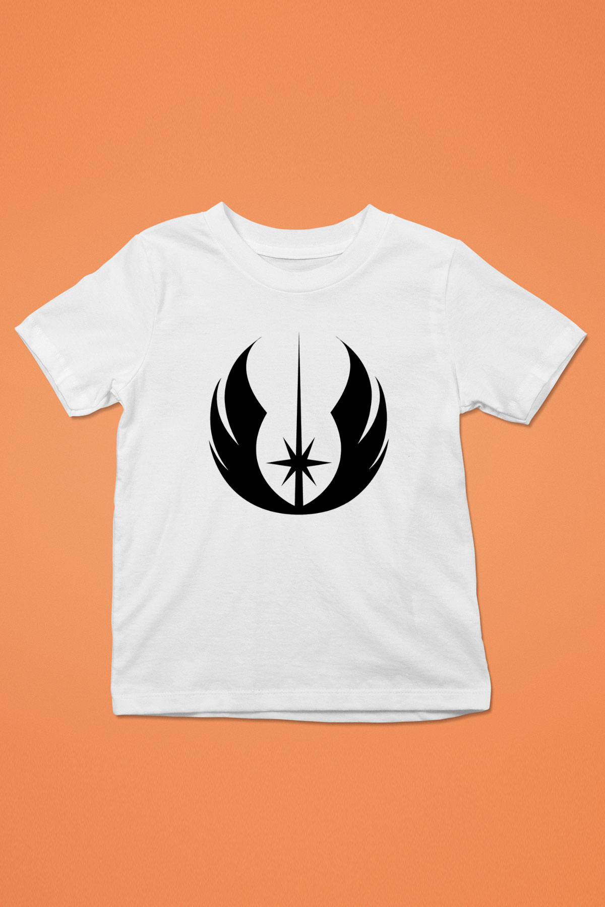 Star Wars Baskılı Beyaz Unisex Çocuk Tişört