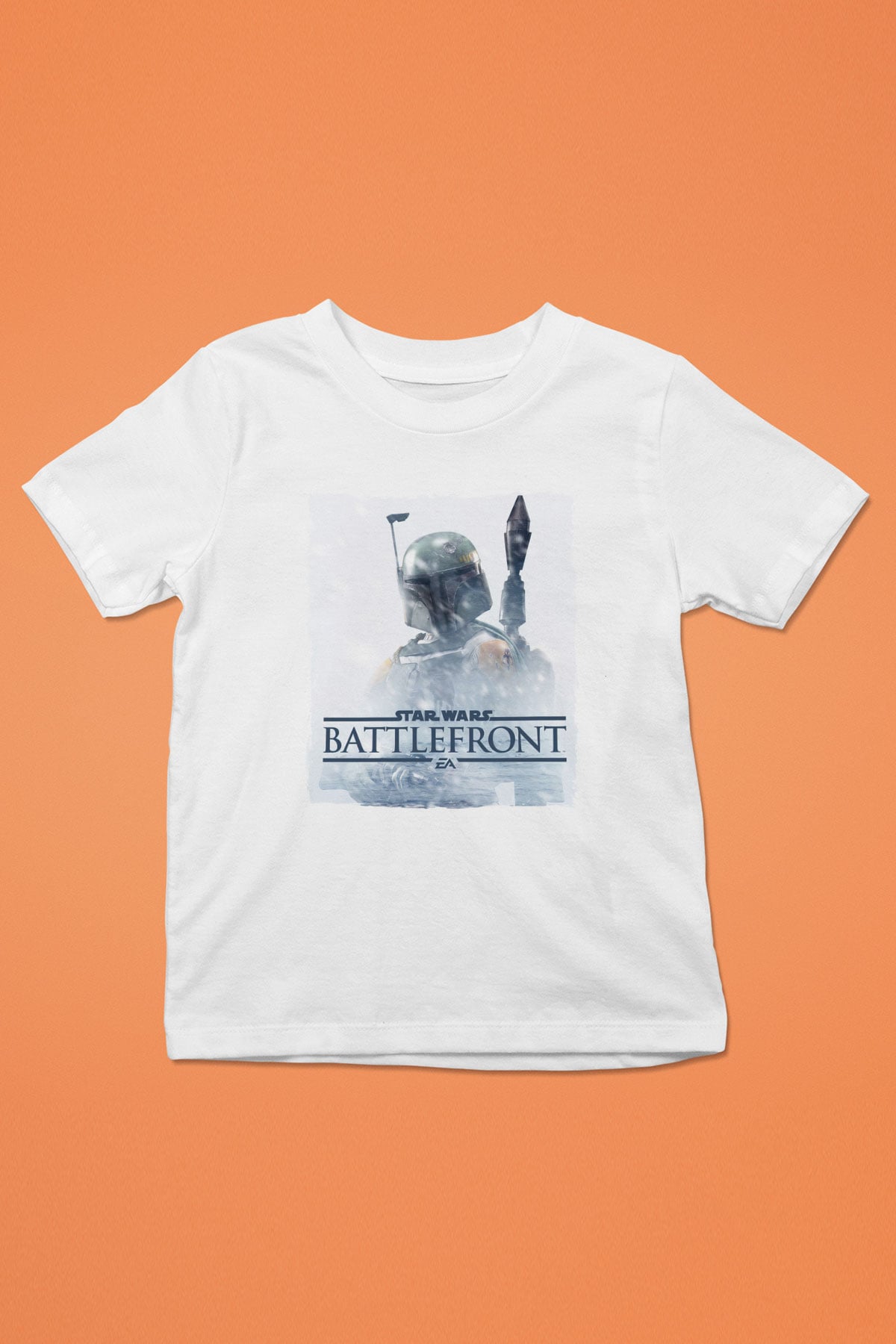 Star Wars: Battlefront Beyaz Unisex Çocuk Tişört