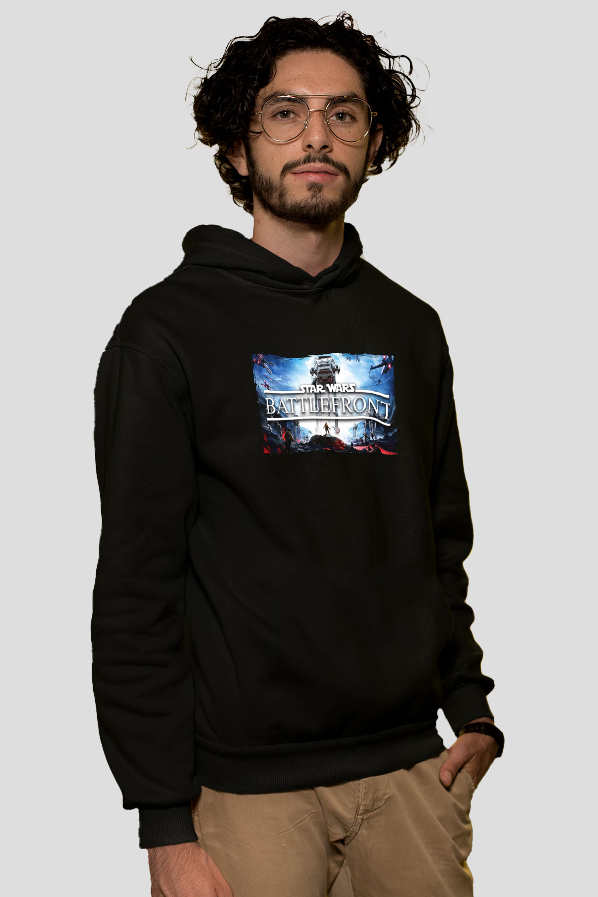 Star Wars: Battlefront Siyah Unisex Hoodie