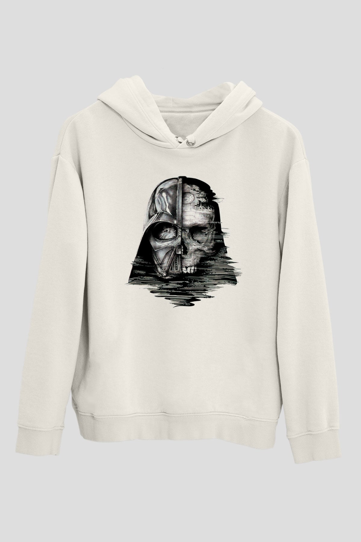 Star Wars Beyaz Unisex Hoodie