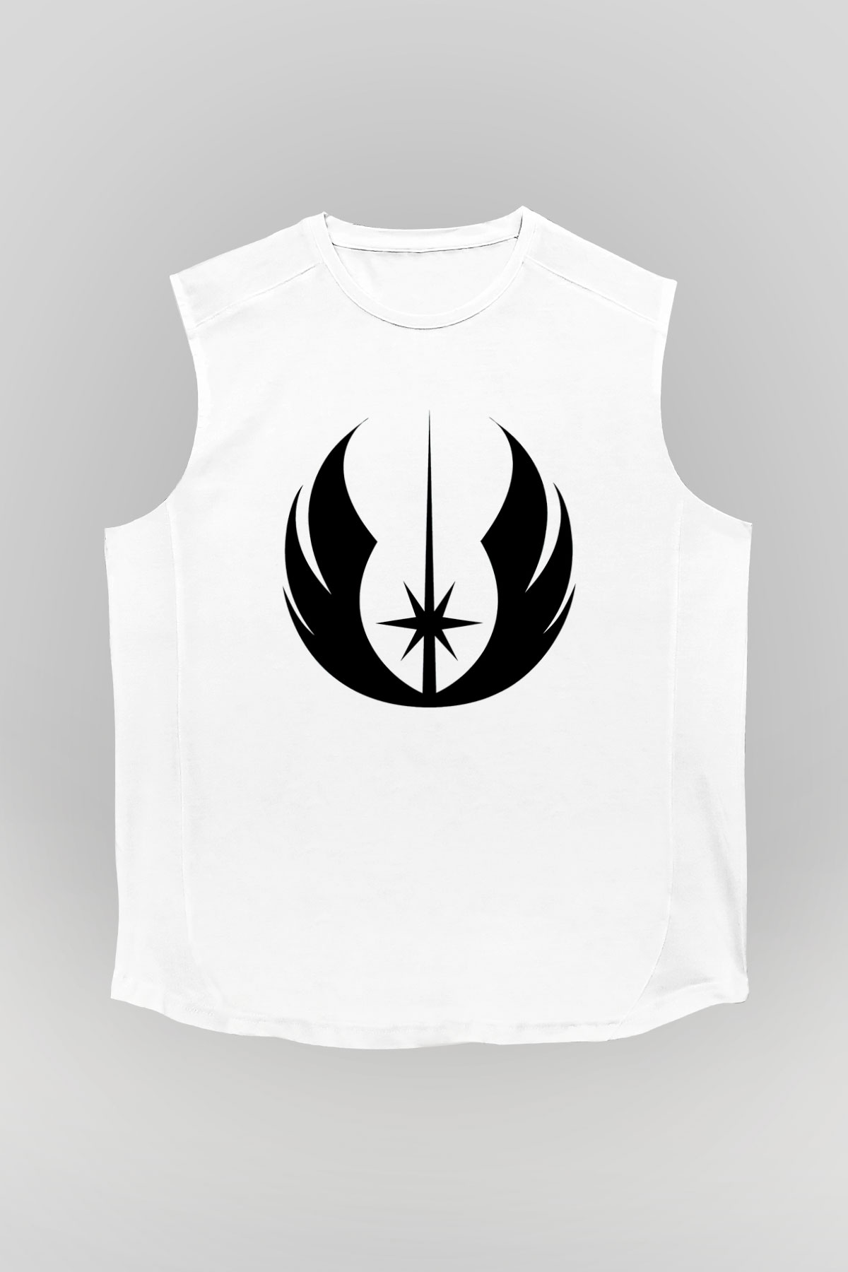 Star Wars Beyaz Unisex Kolsuz Tişört