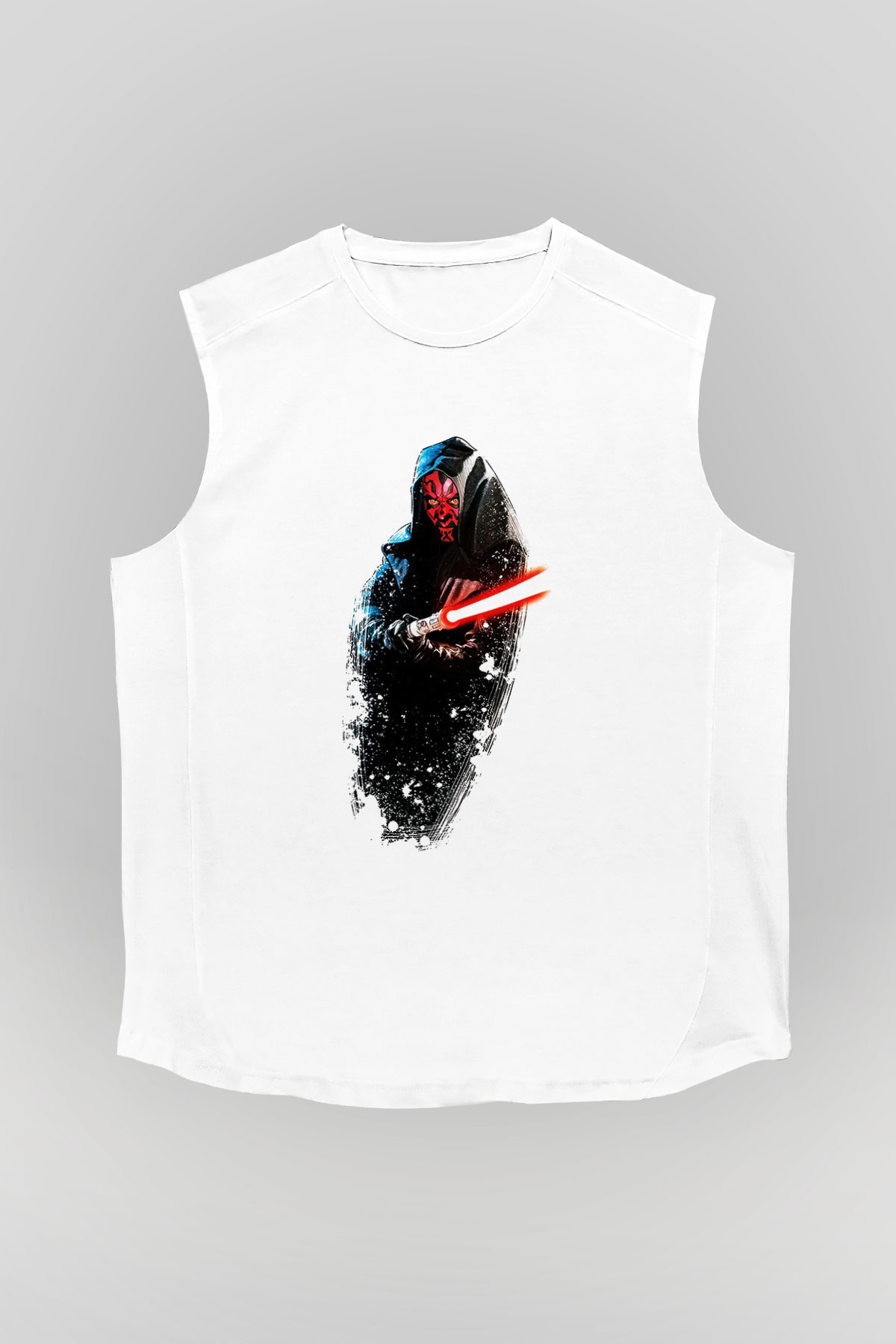 Star Wars Beyaz Unisex Kolsuz Tişört