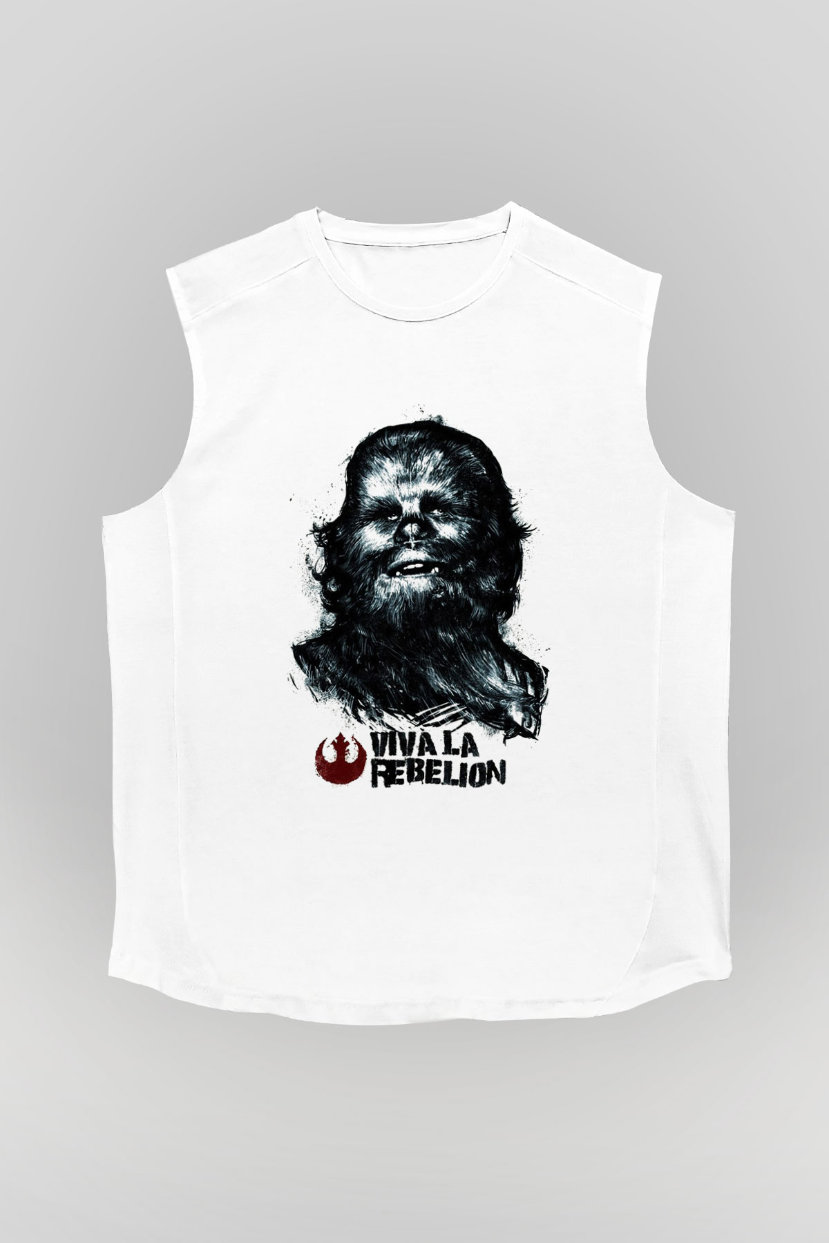 Star Wars Beyaz Unisex Kolsuz Tişört