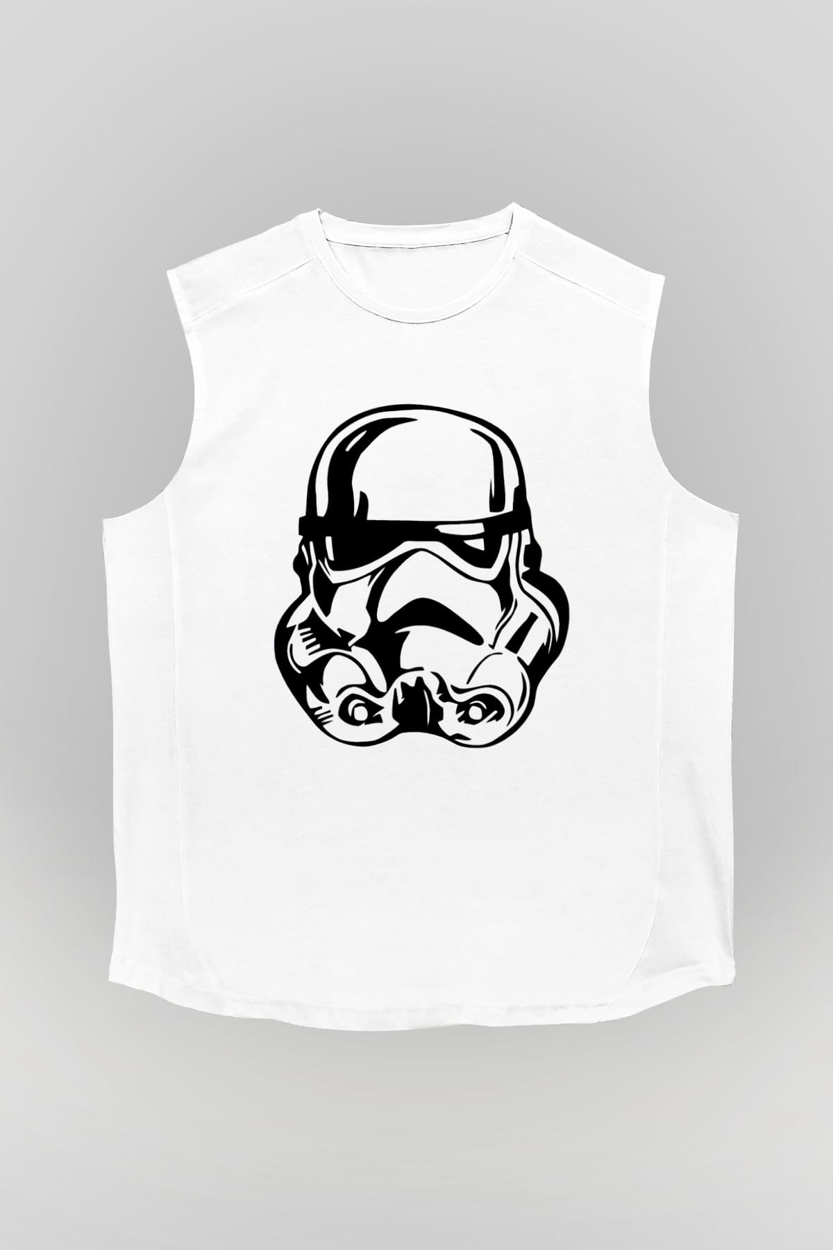 Star Wars Beyaz Unisex Kolsuz Tişört