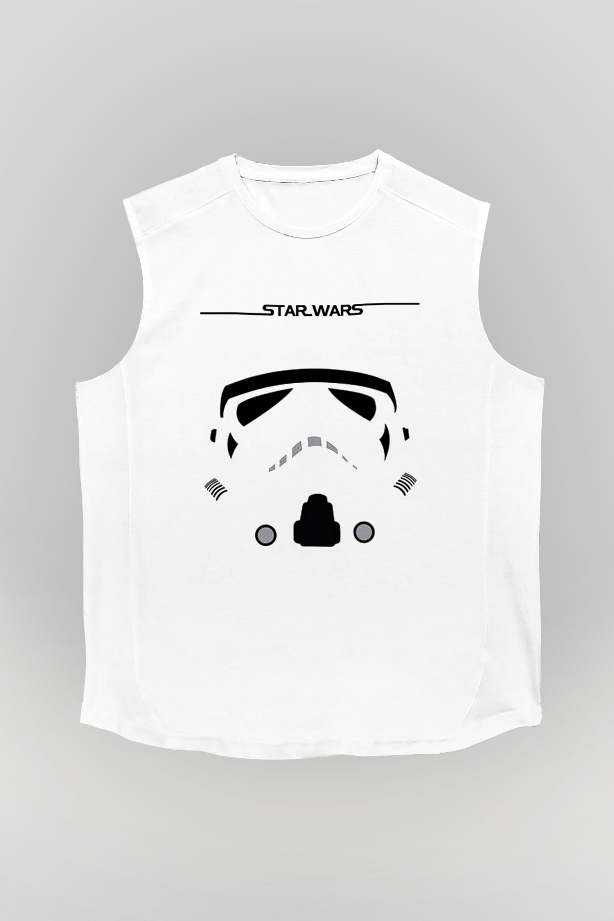 Star Wars Beyaz Unisex Kolsuz Tişört