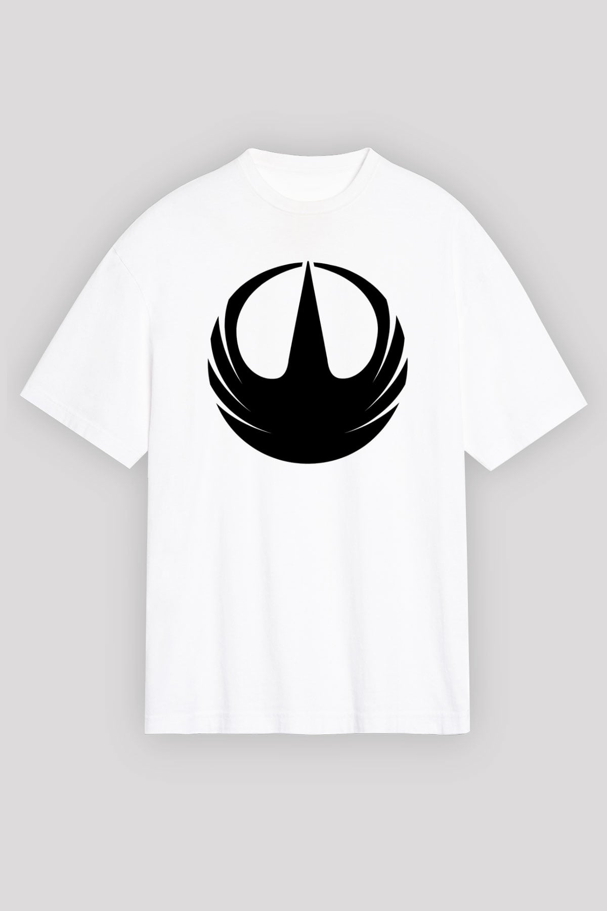 Star Wars Beyaz Unisex Oversize Tişört T-Shirt
