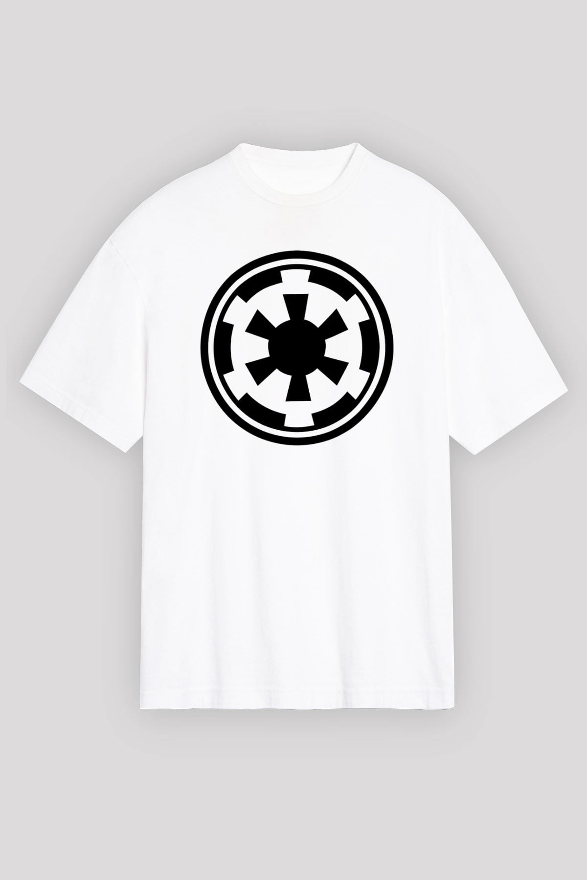 Star Wars Beyaz Unisex Oversize Tişört T-Shirt