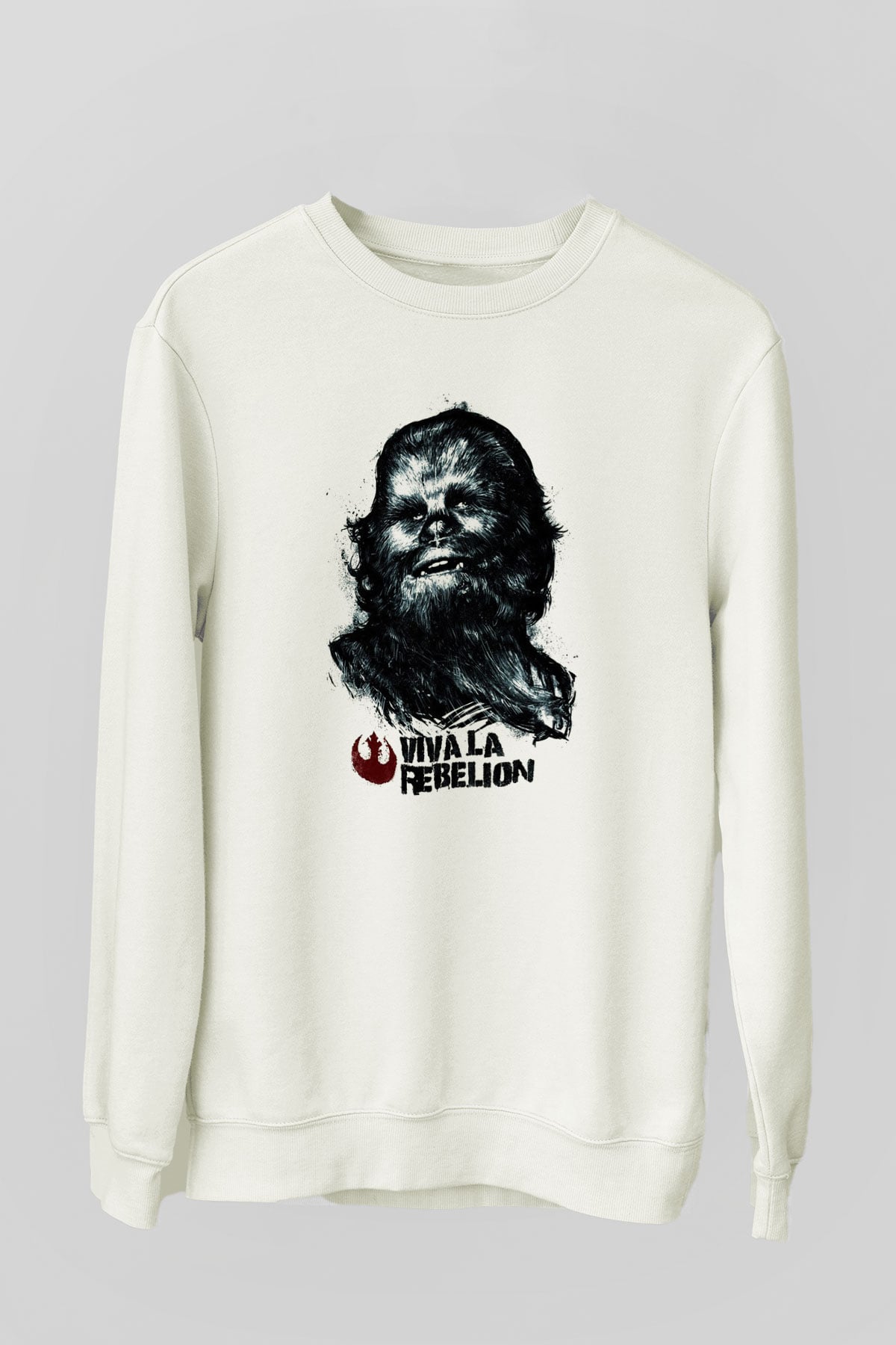 Star Wars Beyaz Unisex Sweatshirt