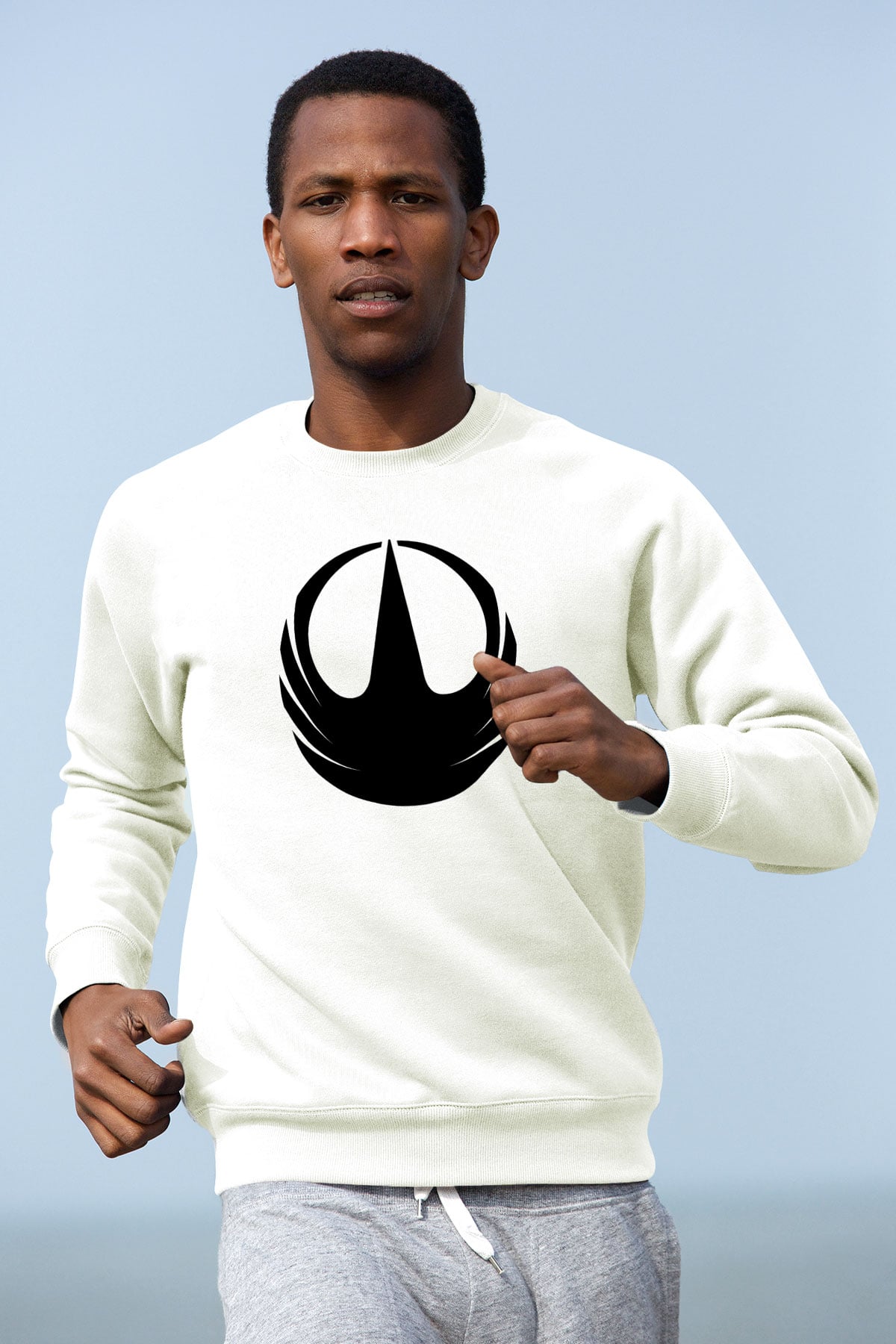 Star Wars Beyaz Unisex Sweatshirt