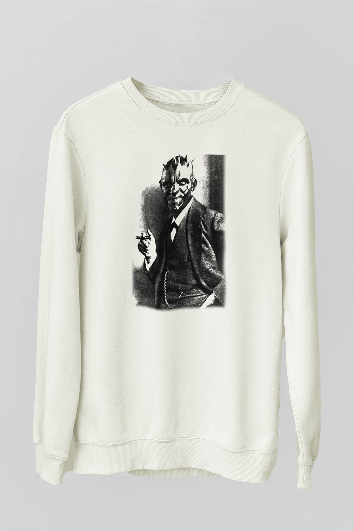 Star Wars Beyaz Unisex Sweatshirt