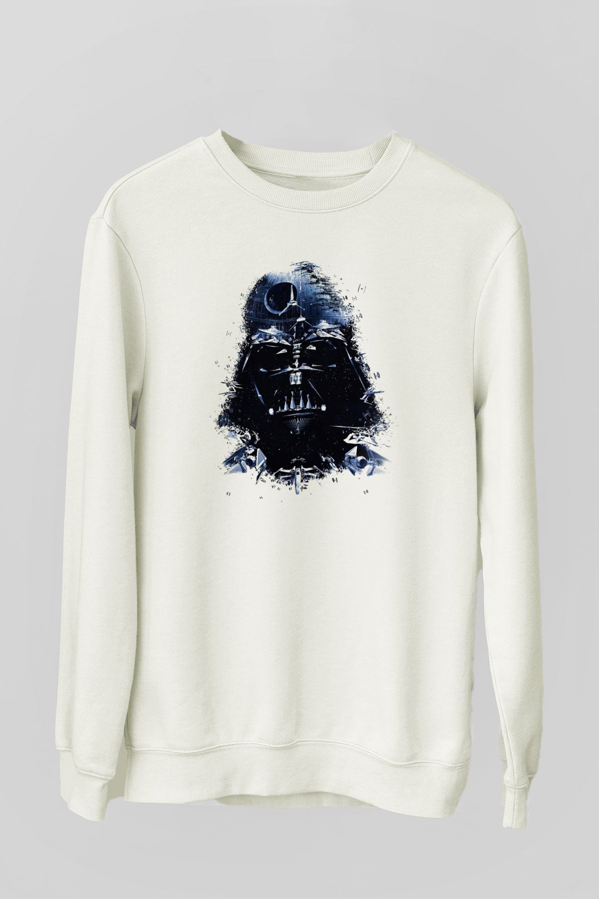 Star Wars Beyaz Unisex Sweatshirt