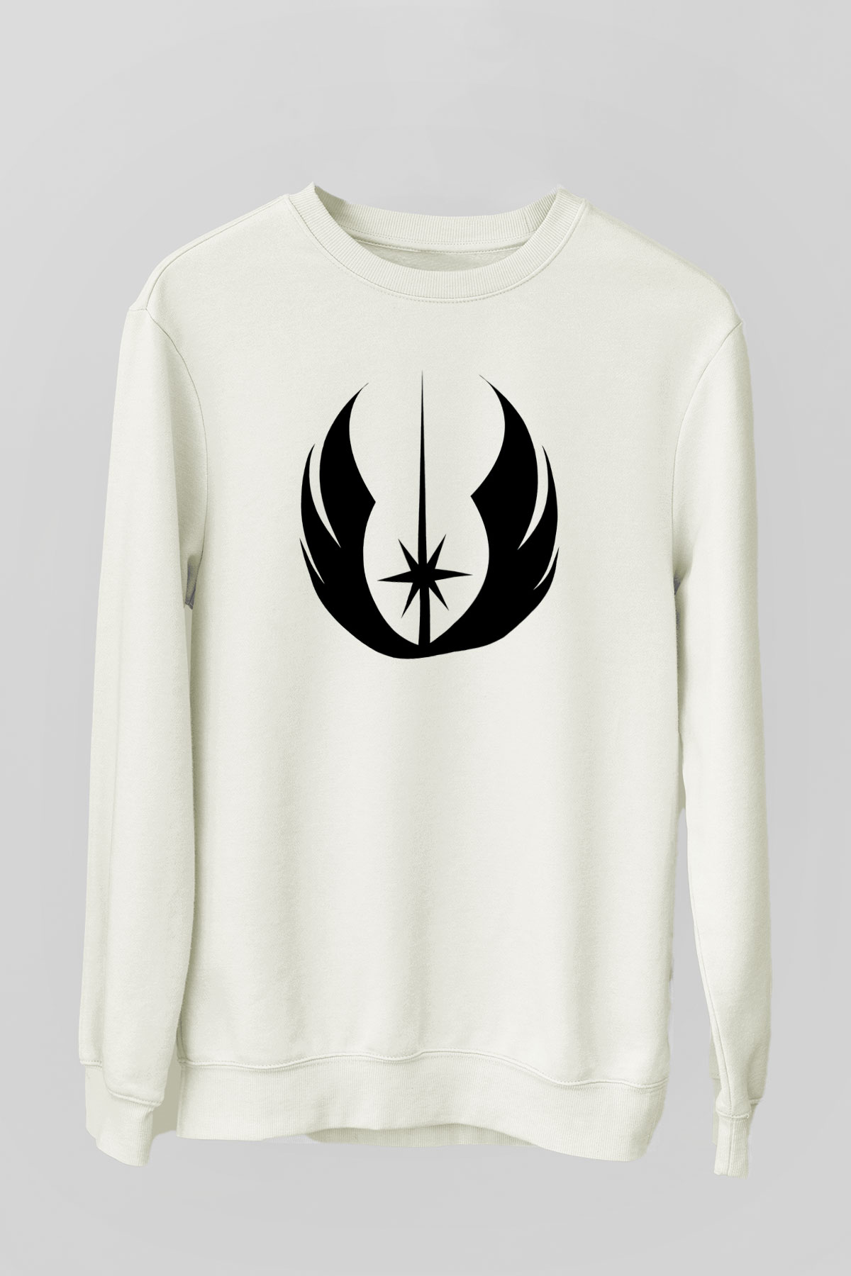 Star Wars Beyaz Unisex Sweatshirt