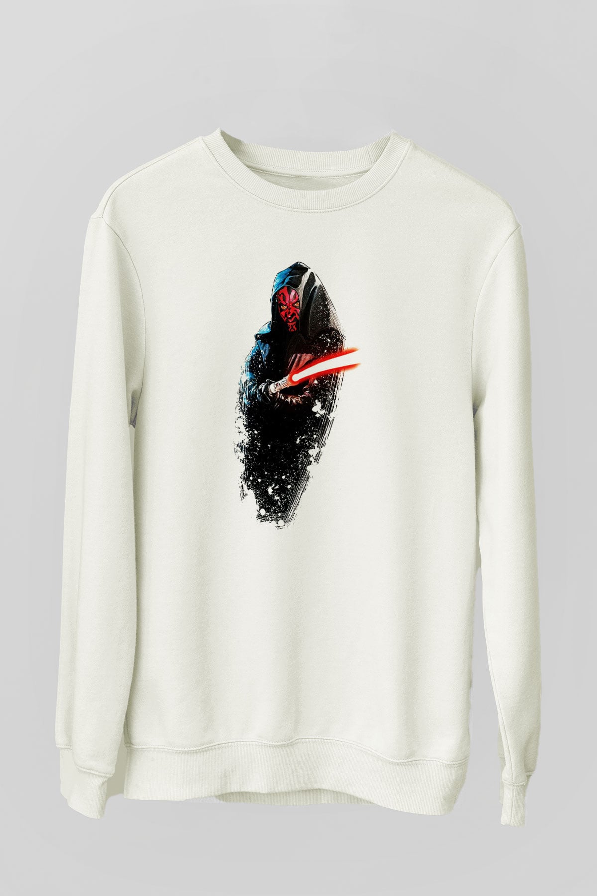 Star Wars Beyaz Unisex Sweatshirt
