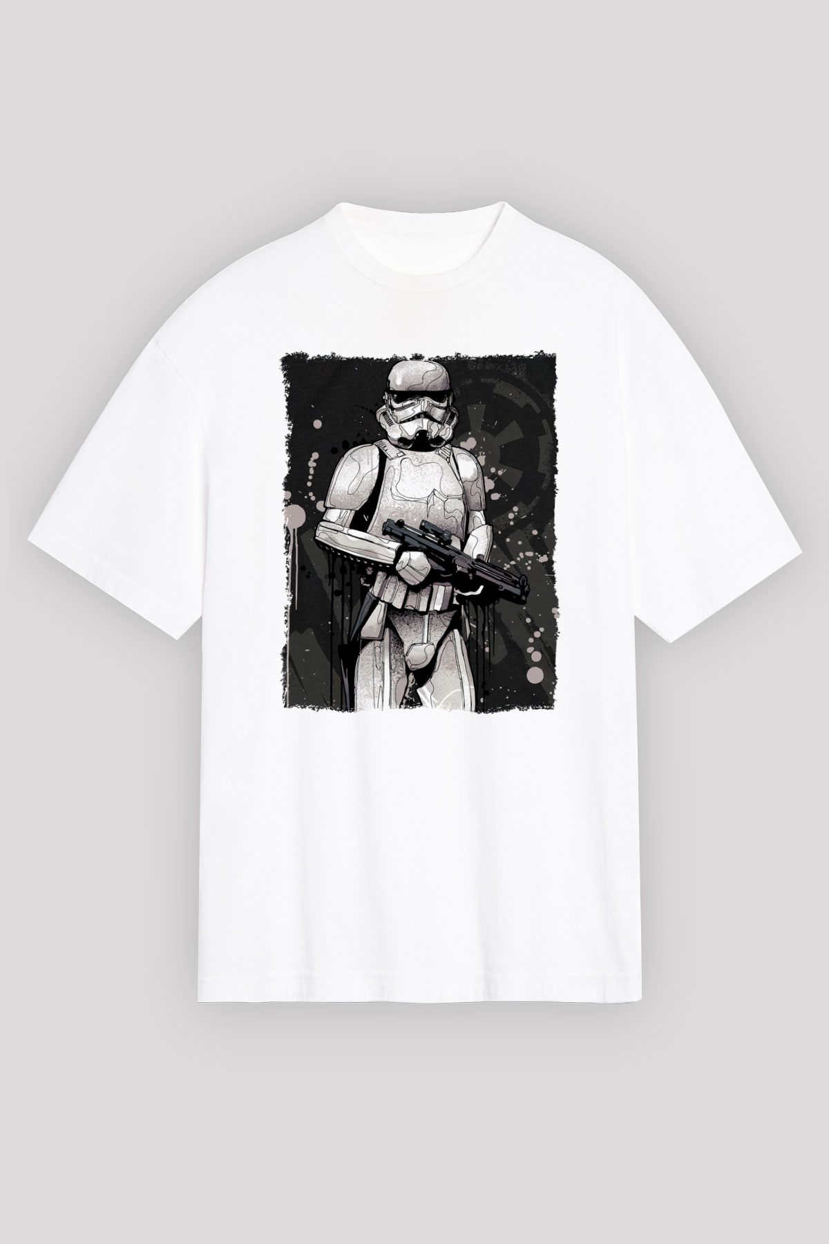 Star Wars Beyaz Unisex Tişört T-Shirt
