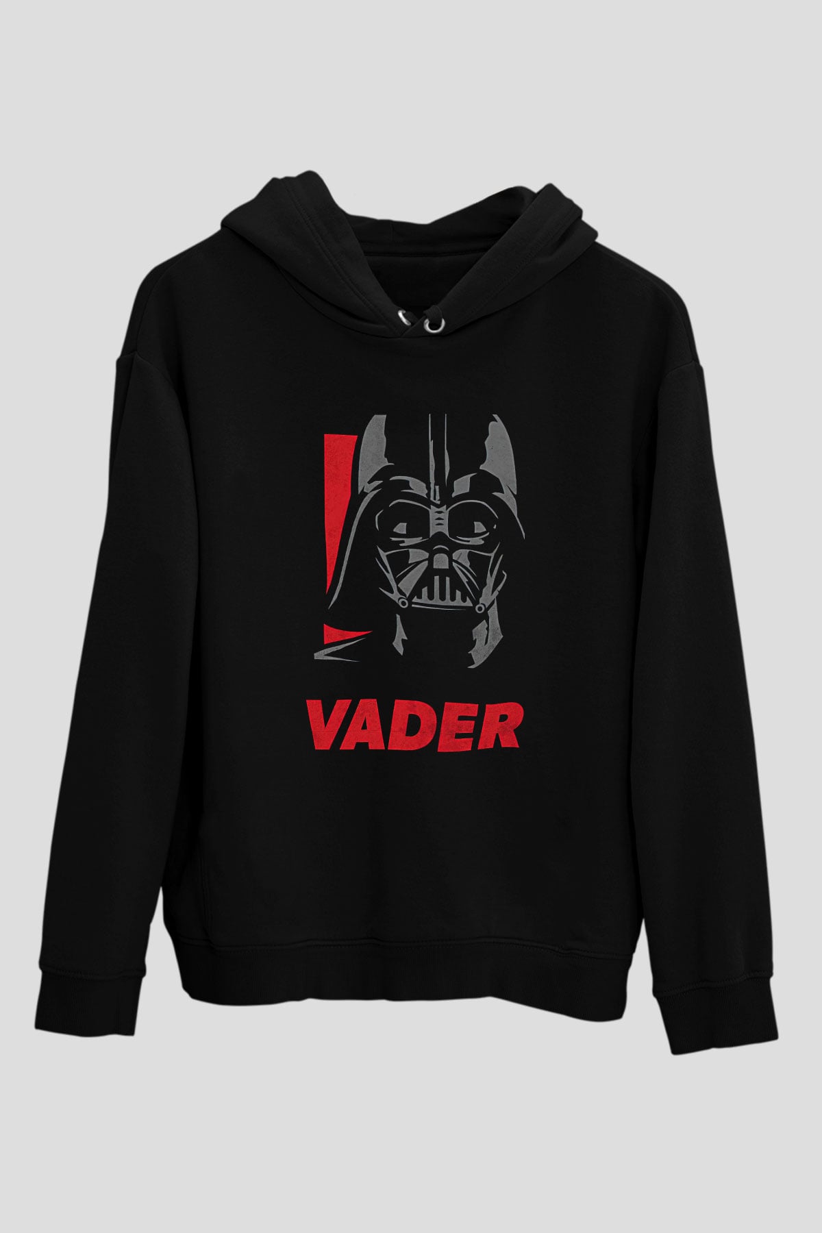 Star Wars (Dart Vader) Baskılı Unisex Siyah Hoodie
