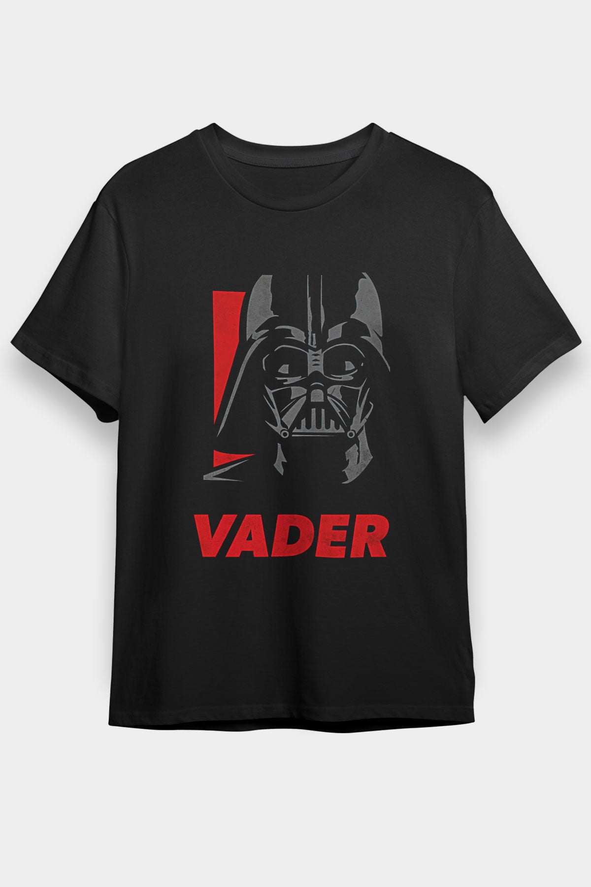 Star Wars (Dart Vader) Baskılı Unisex Siyah Tişört - Tshirt