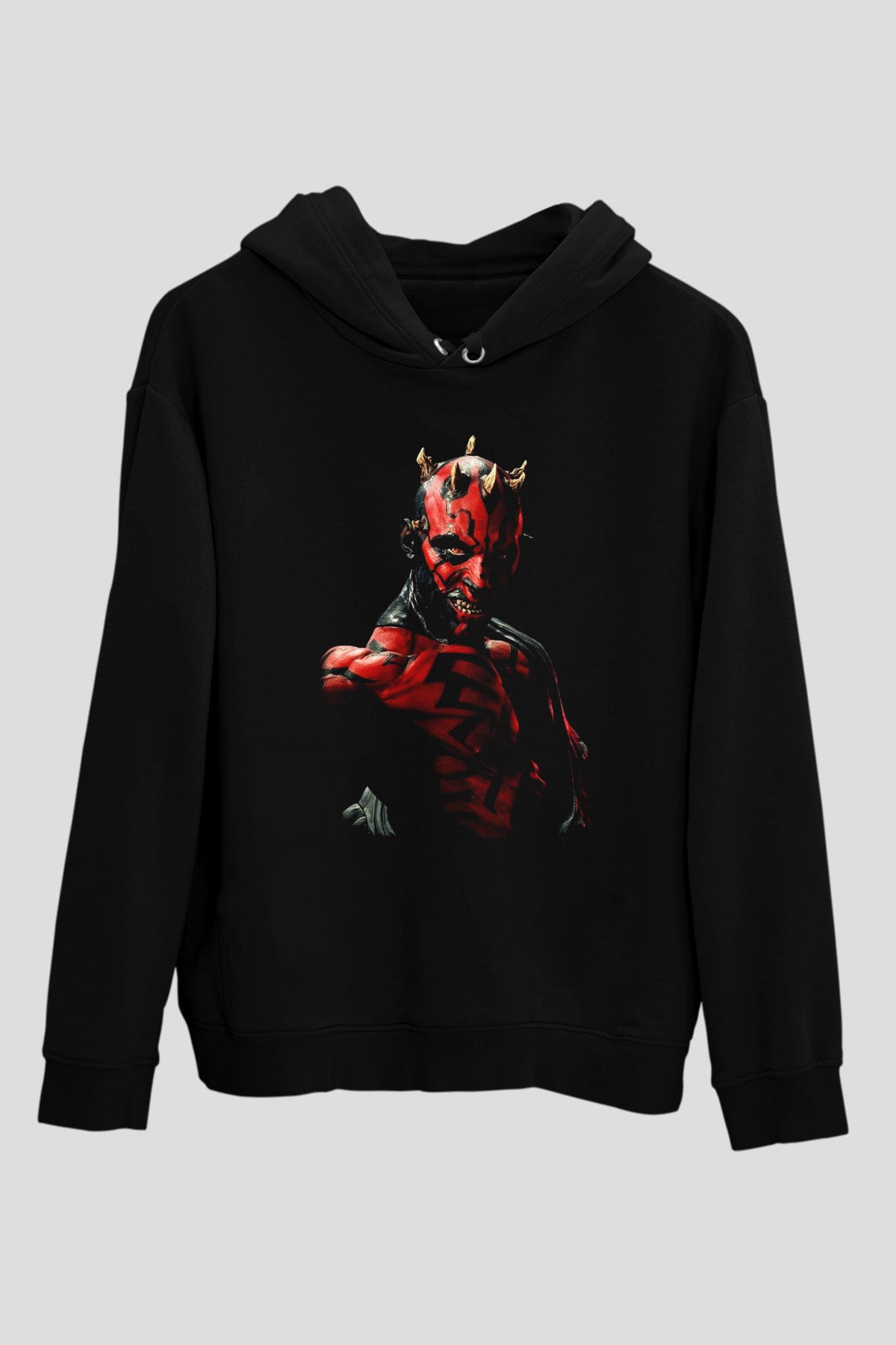 Star Wars Siyah Unisex Kapşonlu Sweatshirt