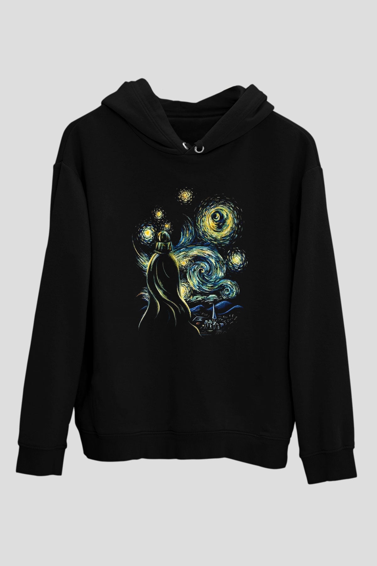Star Wars Siyah Unisex Kapşonlu Sweatshirt
