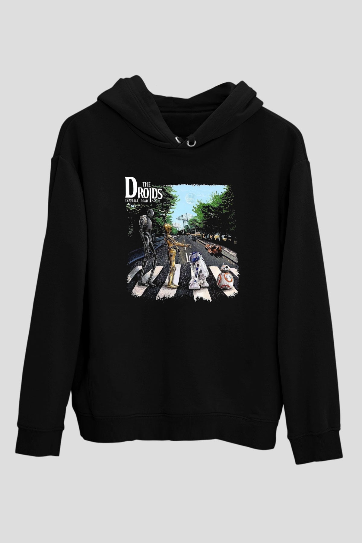 Star Wars Siyah Unisex Kapşonlu Sweatshirt