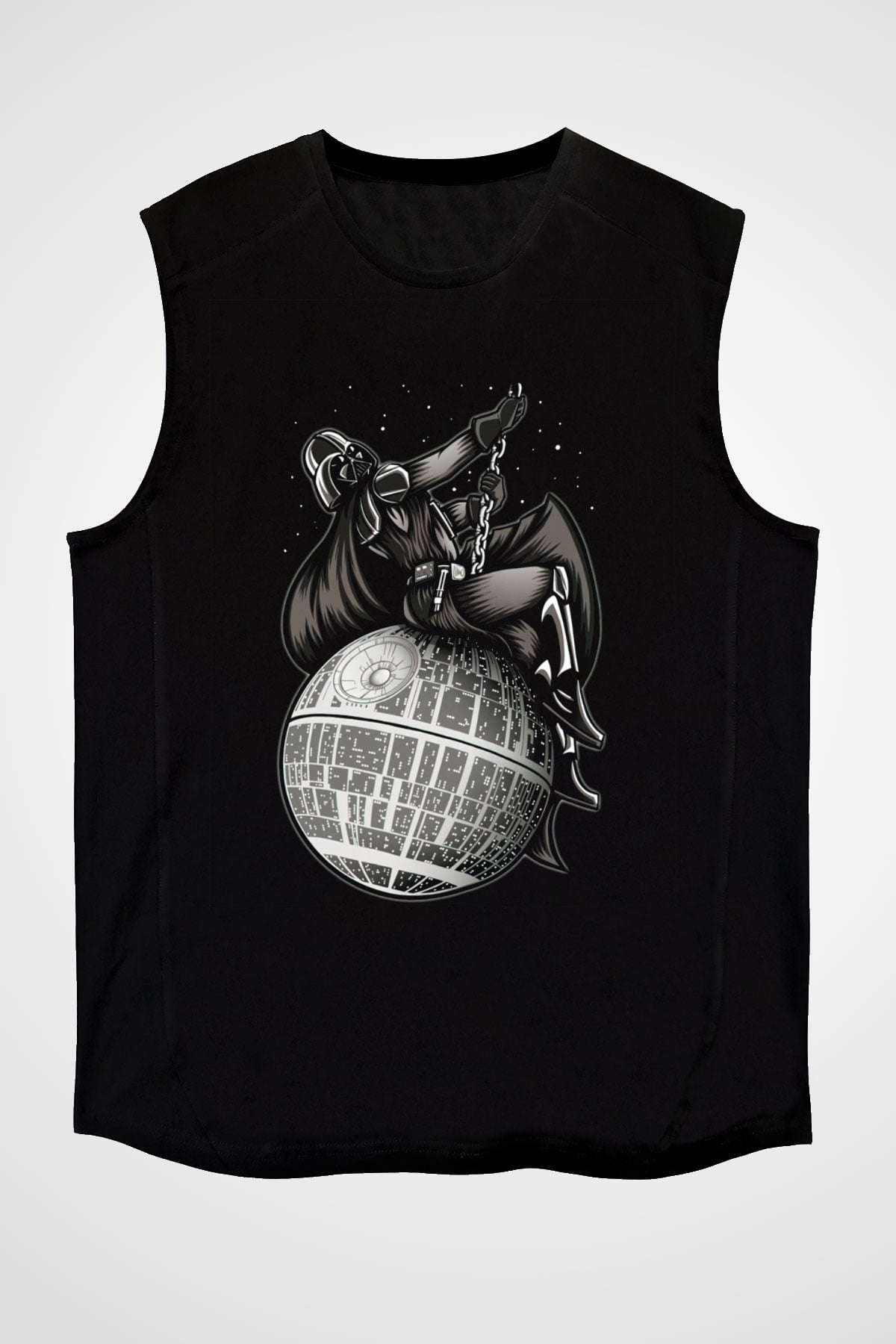 Star Wars Siyah Unisex Kolsuz Tişört
