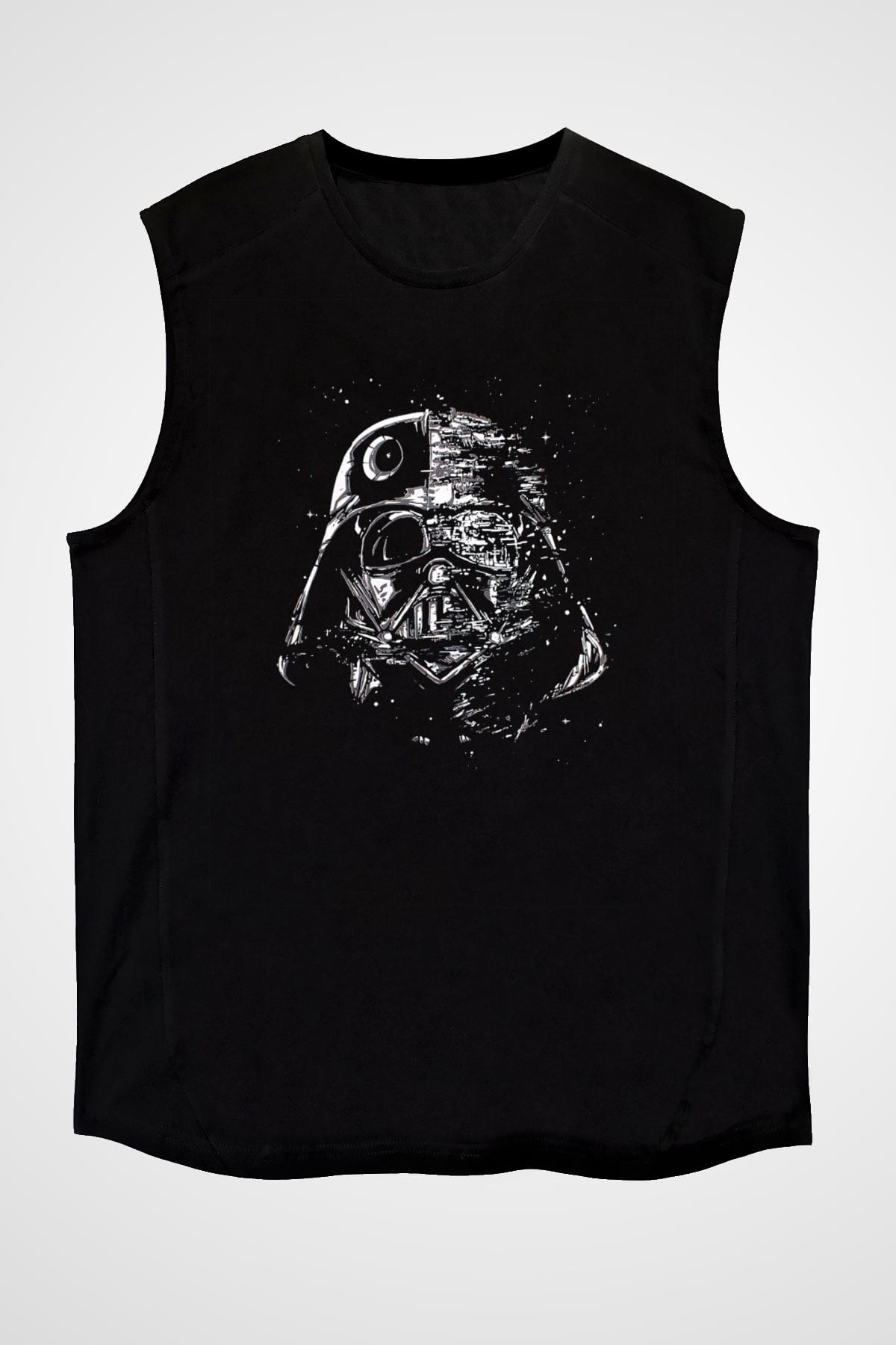 Star Wars Siyah Unisex Kolsuz Tişört