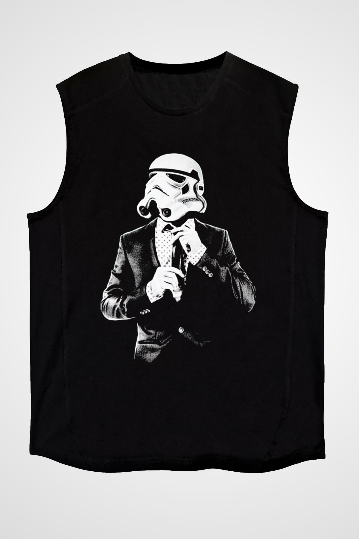 Star Wars Siyah Unisex Kolsuz Tişört