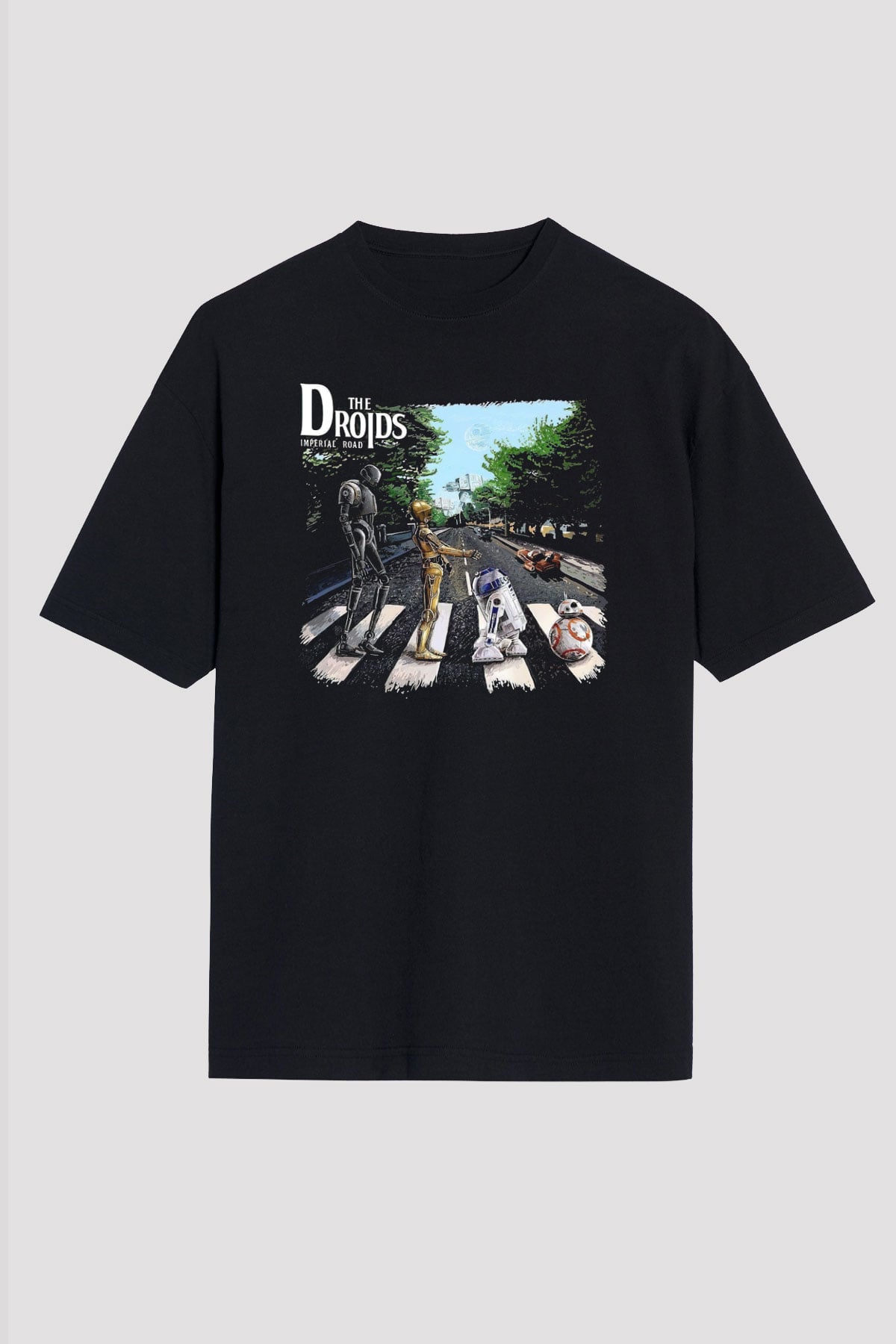 Star Wars Siyah Unisex Oversize Tişört T-Shirt