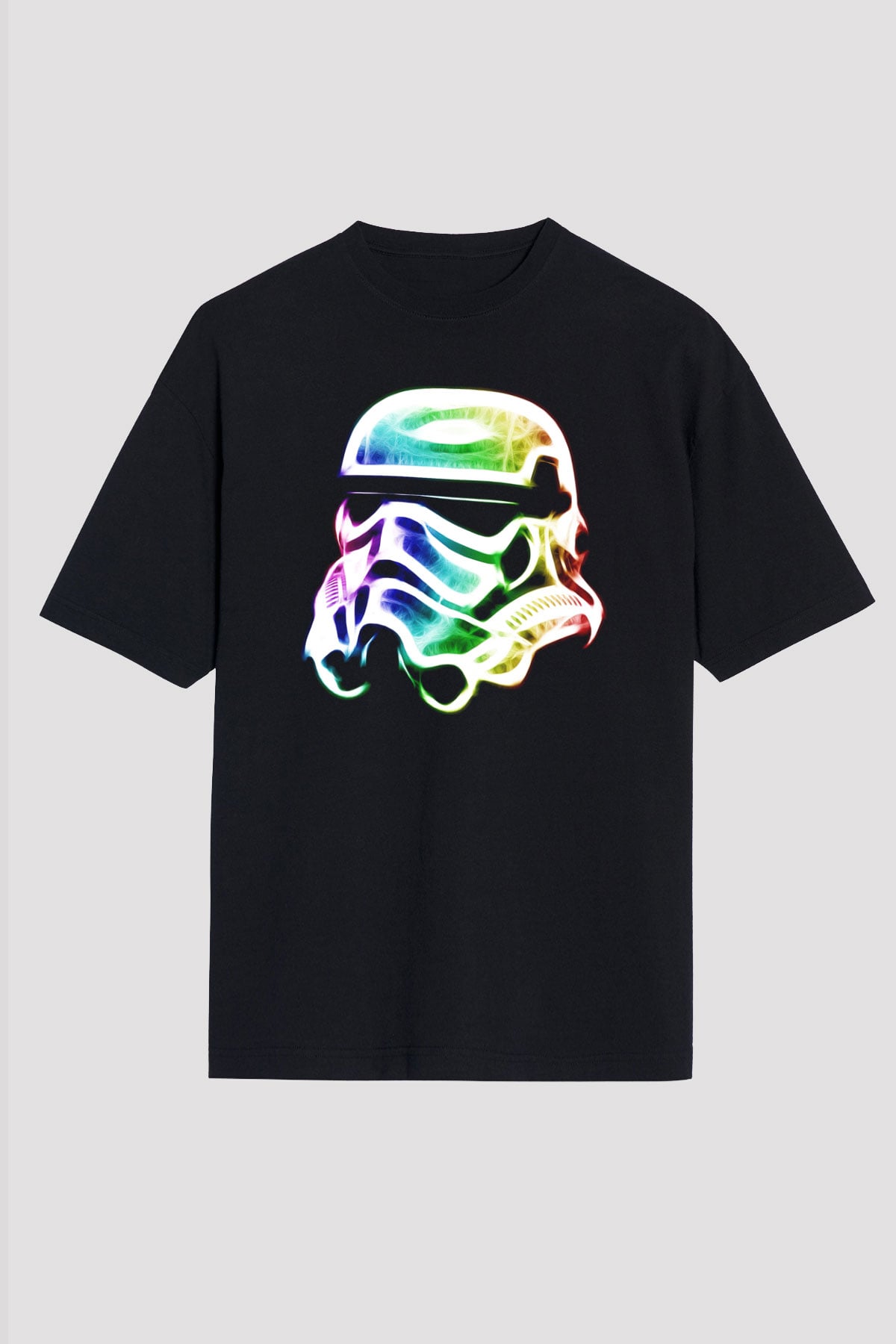 Star Wars Siyah Unisex Oversize Tişört T-Shirt