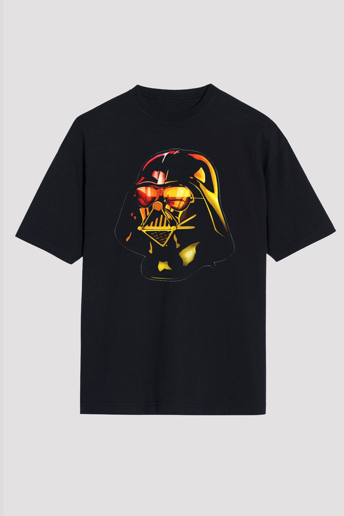Star Wars Siyah Unisex Oversize Tişört T-Shirt