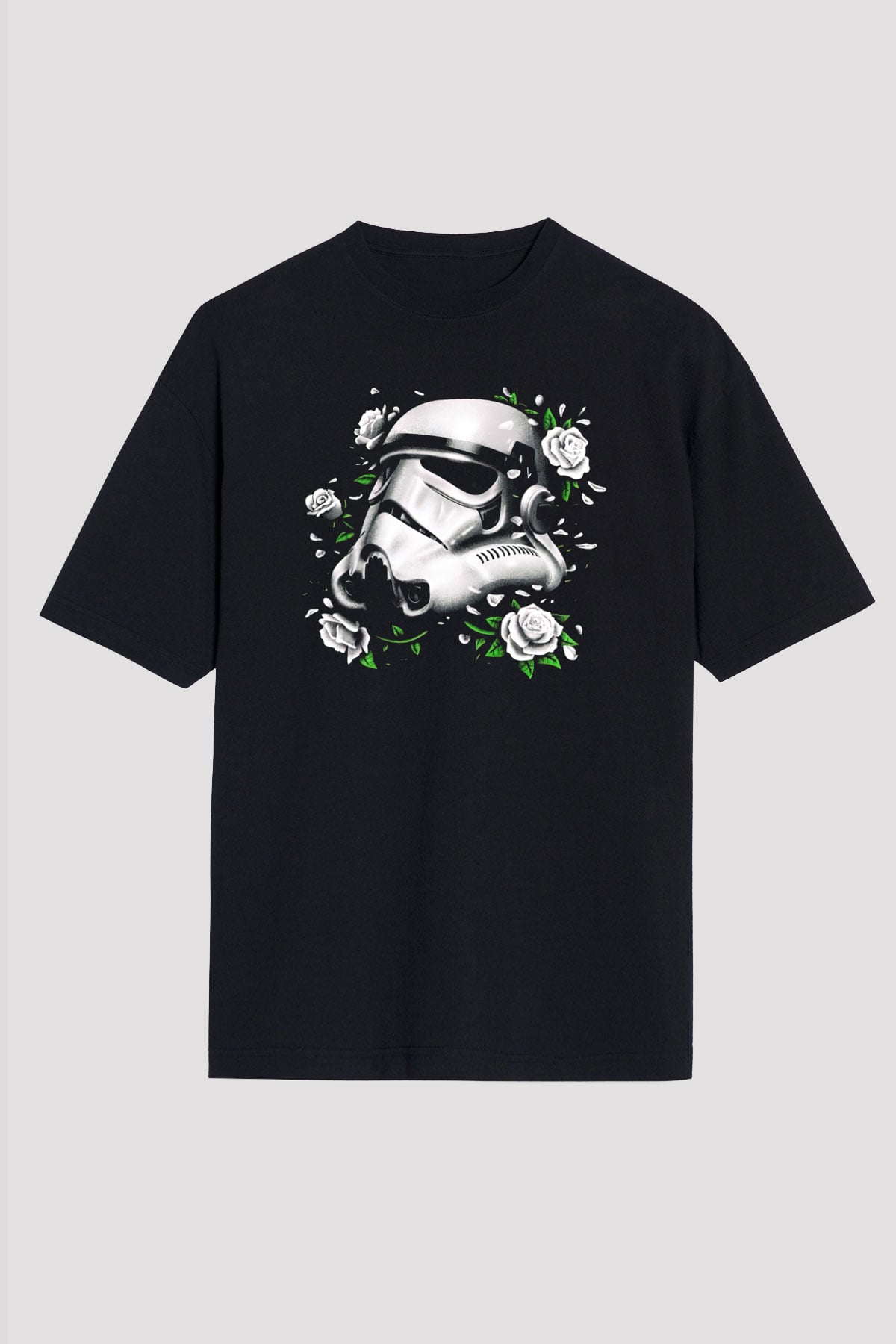 Star Wars Siyah Unisex Oversize Tişört T-Shirt