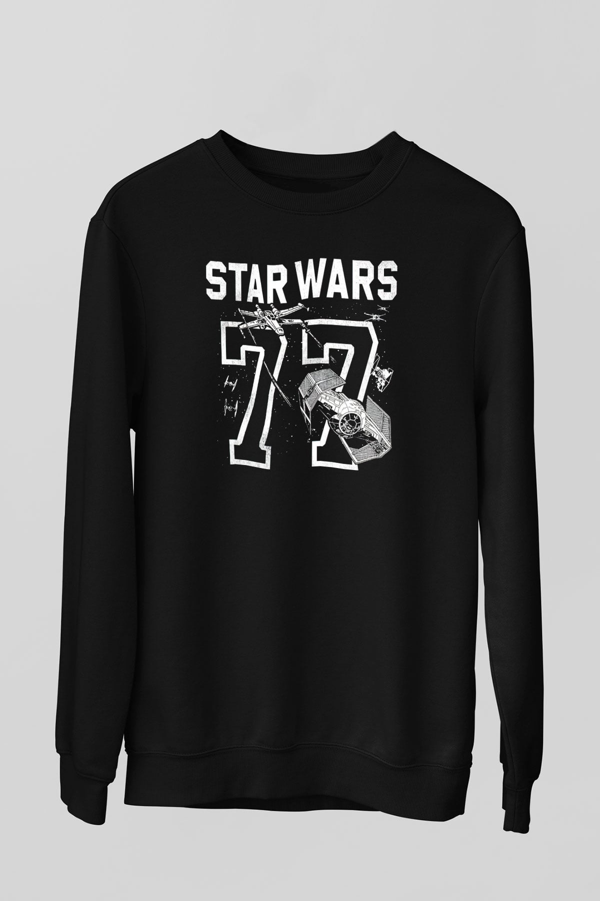 Star Wars Siyah Unisex Sweatshirt