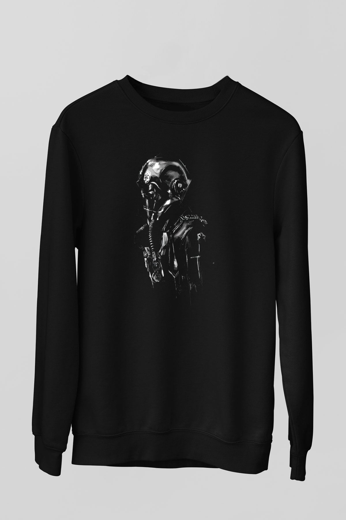 Star Wars Siyah Unisex Sweatshirt