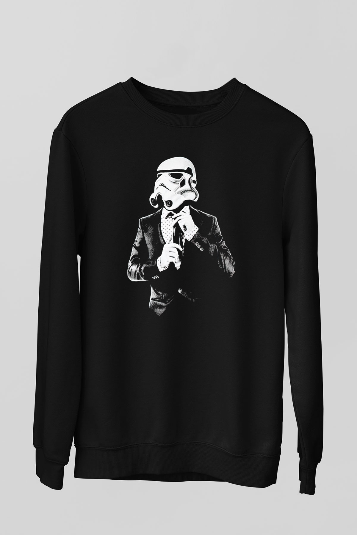 Star Wars Siyah Unisex Sweatshirt