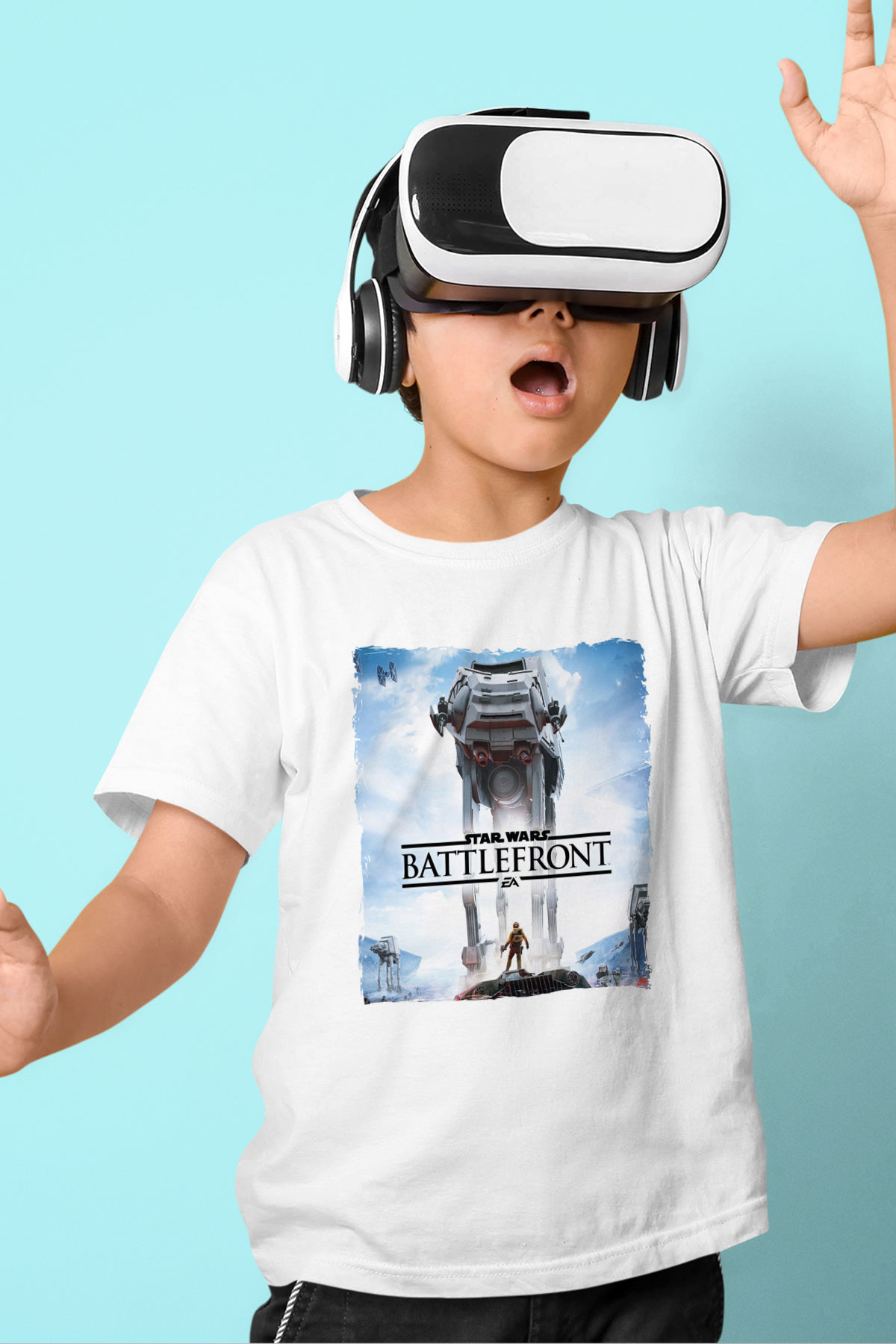 StarCraft Beyaz Unisex Çocuk Tişört