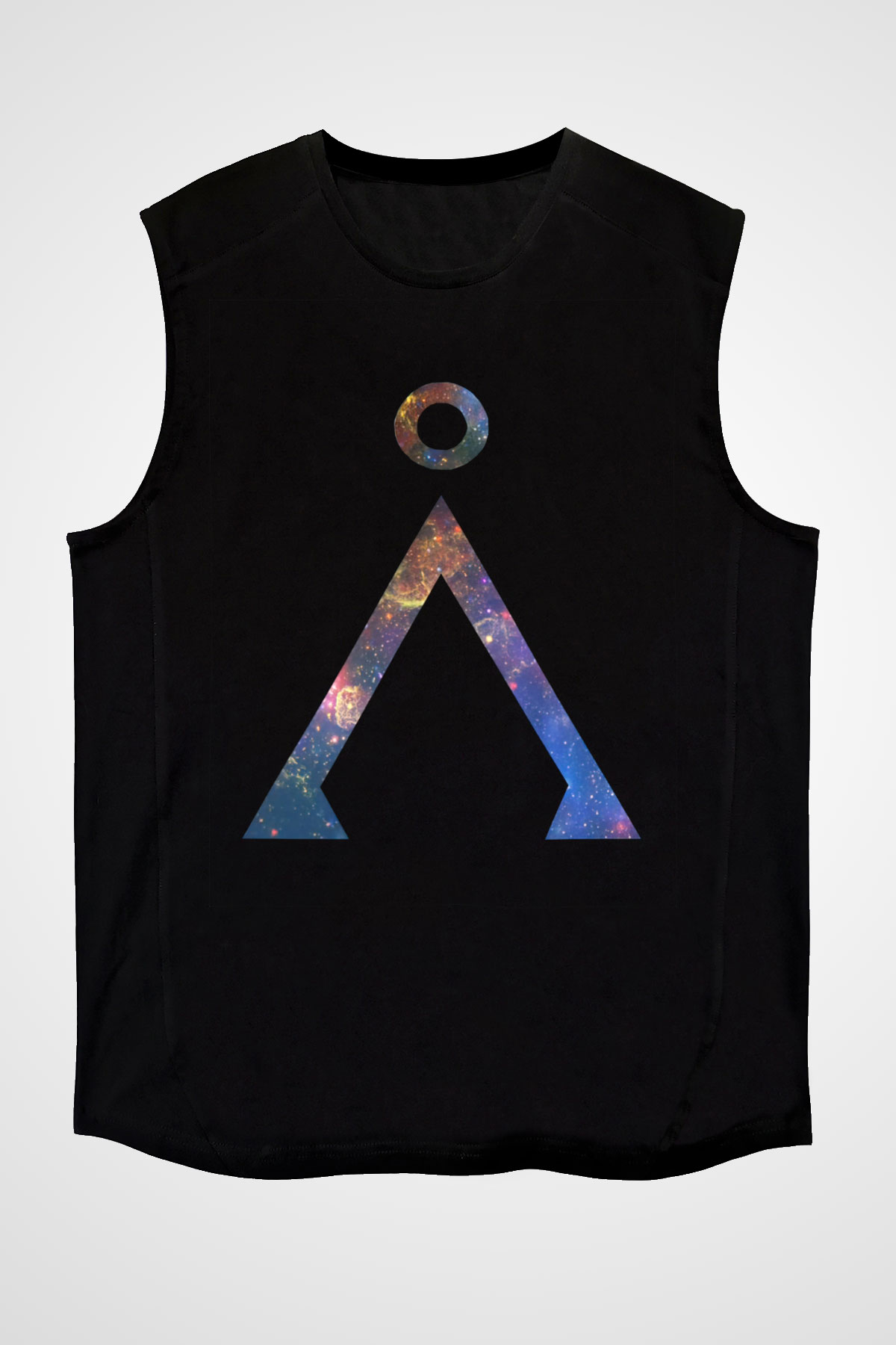 Stargate SG-1 Siyah Unisex Kolsuz Tişört