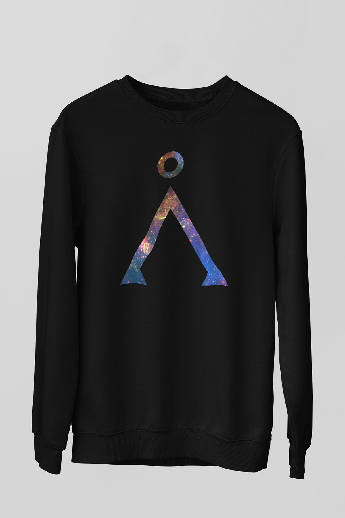 Stargate SG-1 Siyah Unisex Sweatshirt