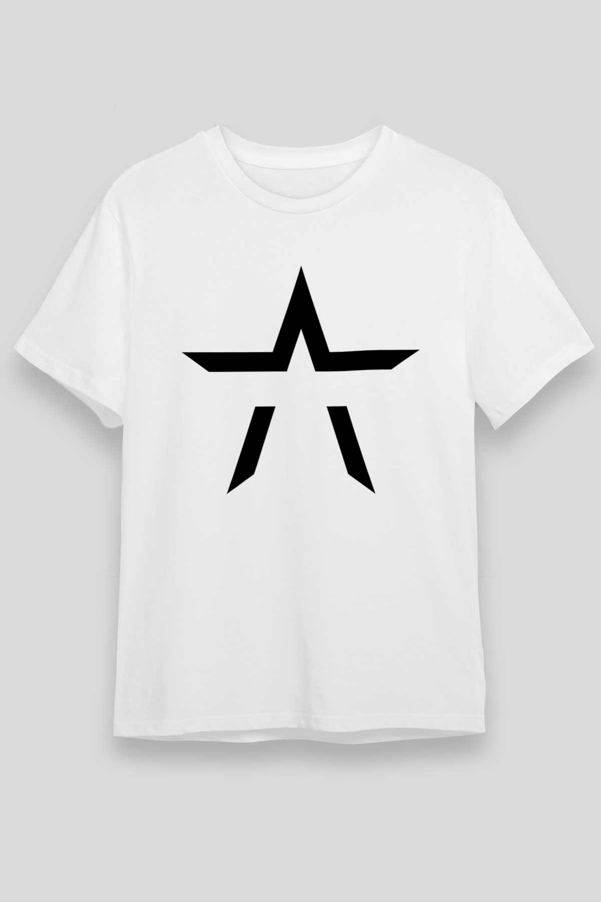 Starset Baskılı Unisex Beyaz Tişört - Tshirt