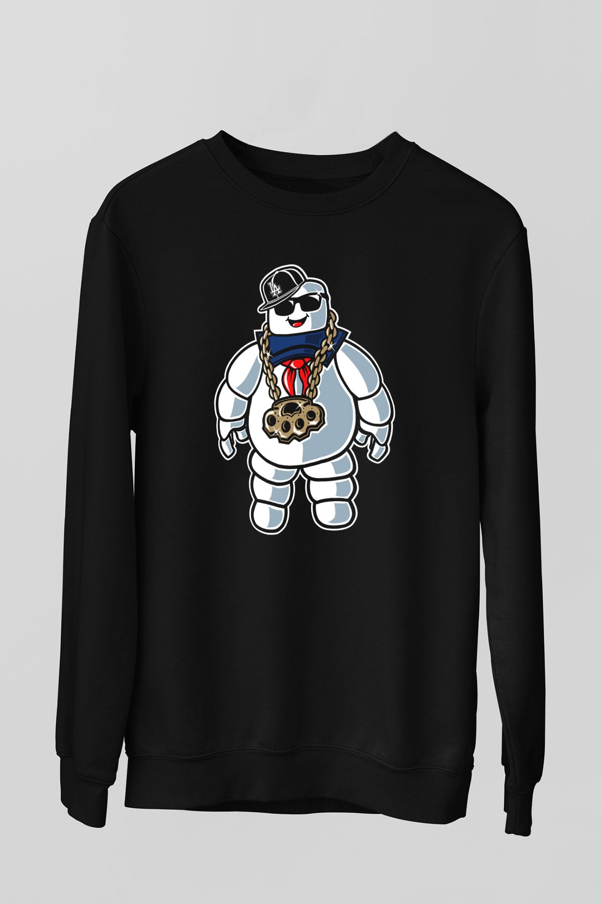 Stay Dope Baskılı Unisex Siyah Sweatshirt